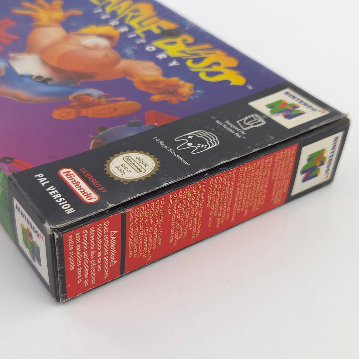 Nintendo 64 Spiel Charlie Blasts Territory N64 OVP CIB
