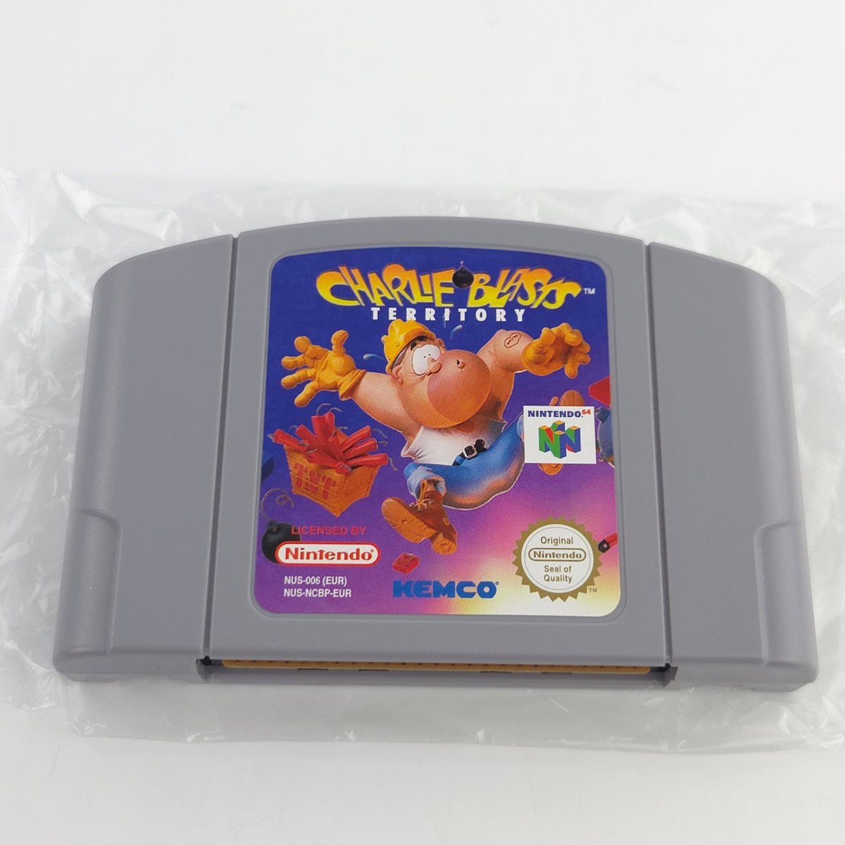 Nintendo 64 Spiel Charlie Blasts Territory N64 OVP CIB