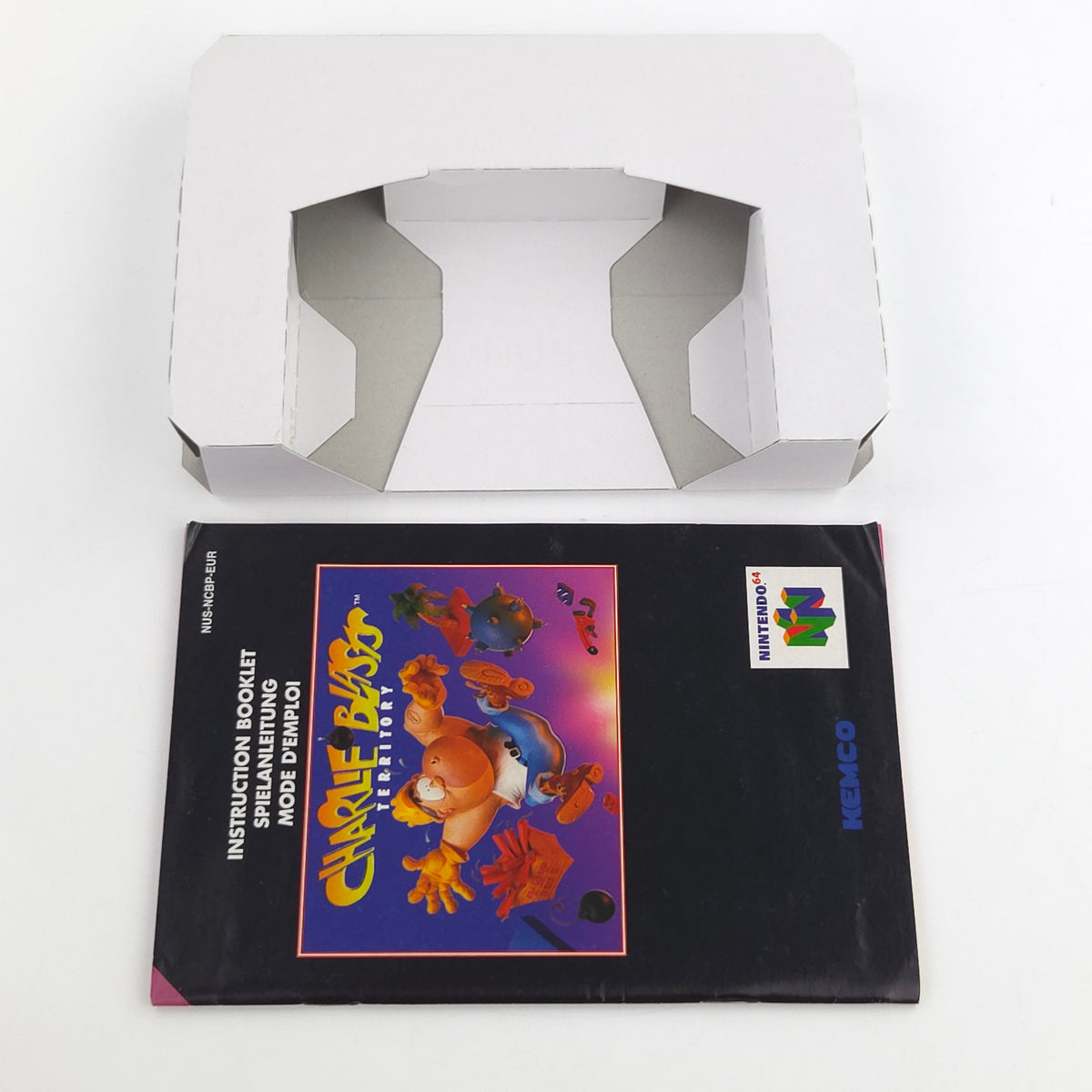Nintendo 64 Spiel Charlie Blasts Territory N64 OVP CIB