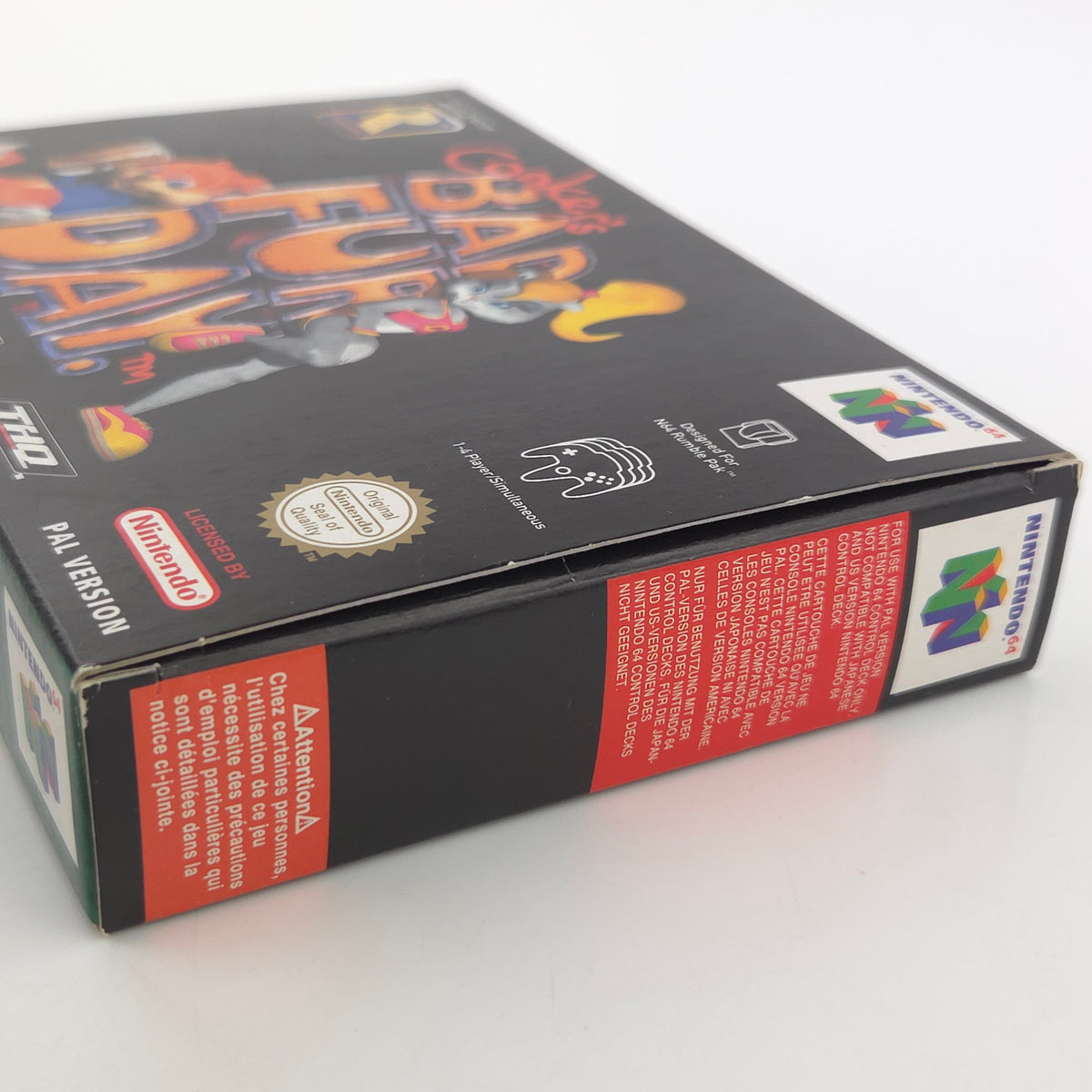 Nintendo 64 Spiel Conkers Bad Fur Day OVP