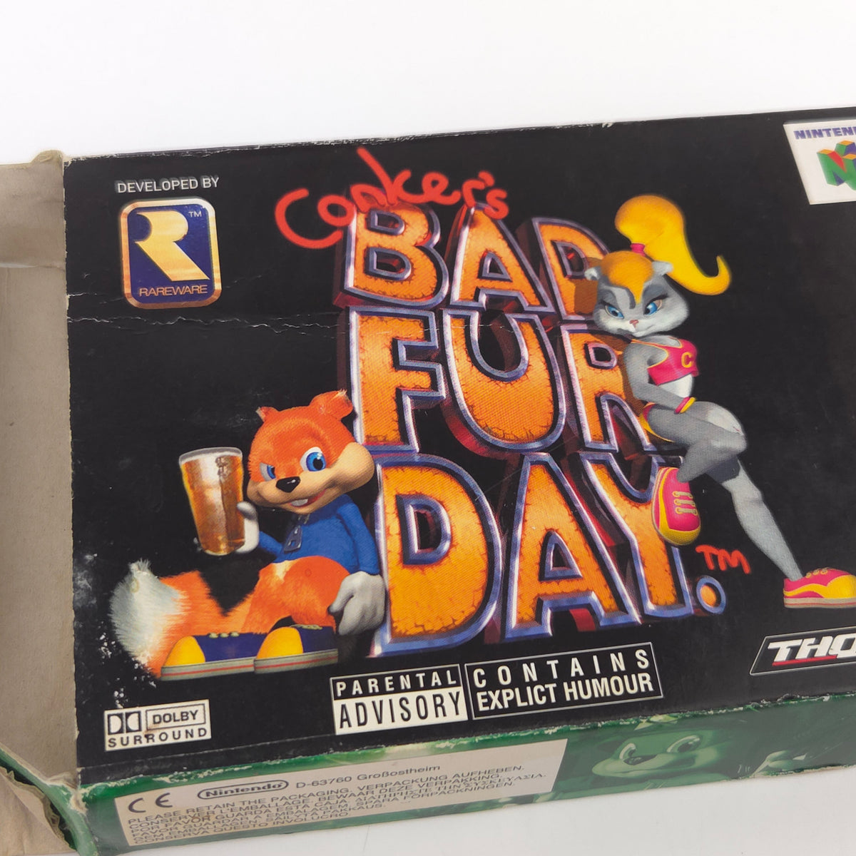 Nintendo 64 Spiel – Conkers Bad Fur Day (N64 OVP)