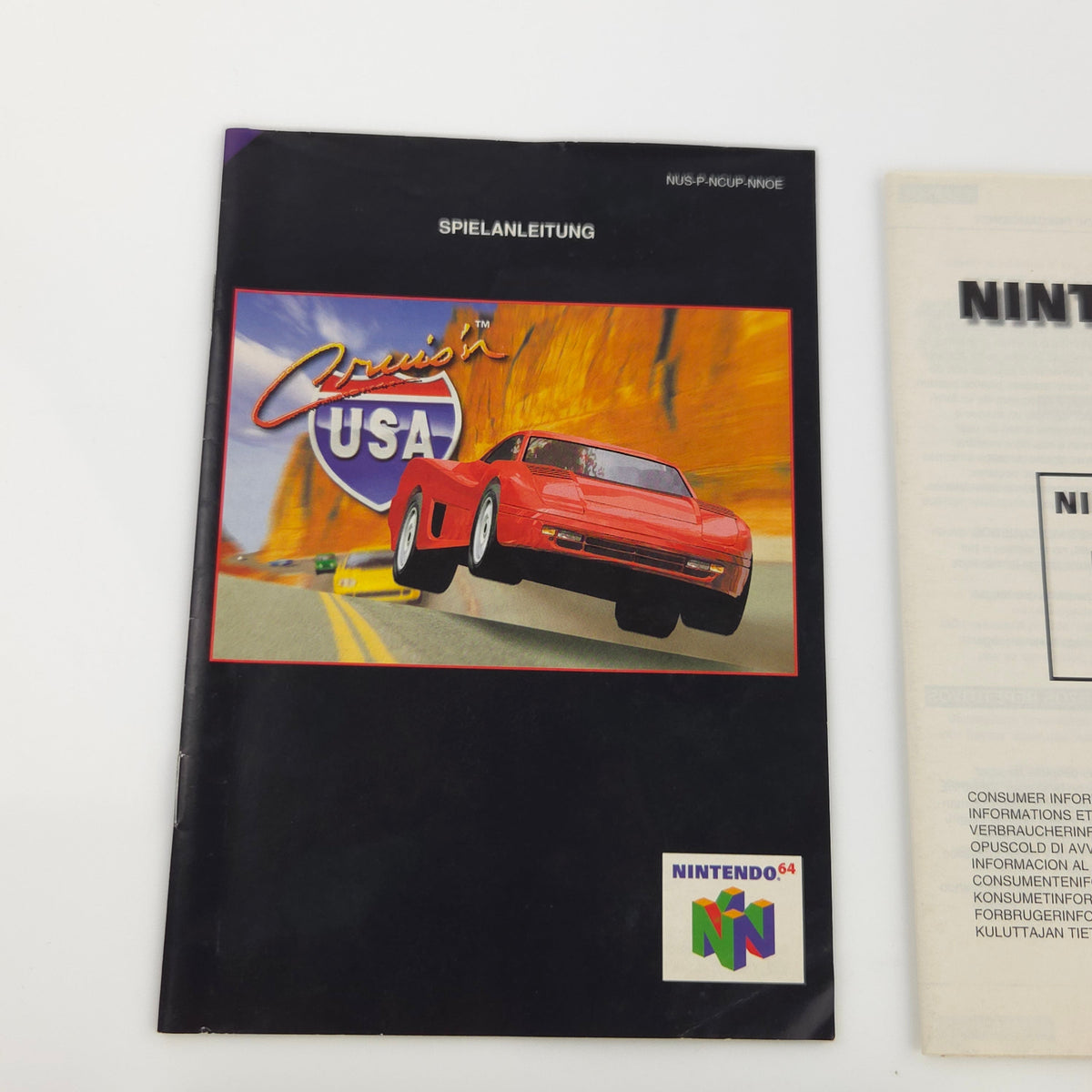 Nintendo 64 Spiel Cruisn USA N64 Modul Anleitung OVP CIB