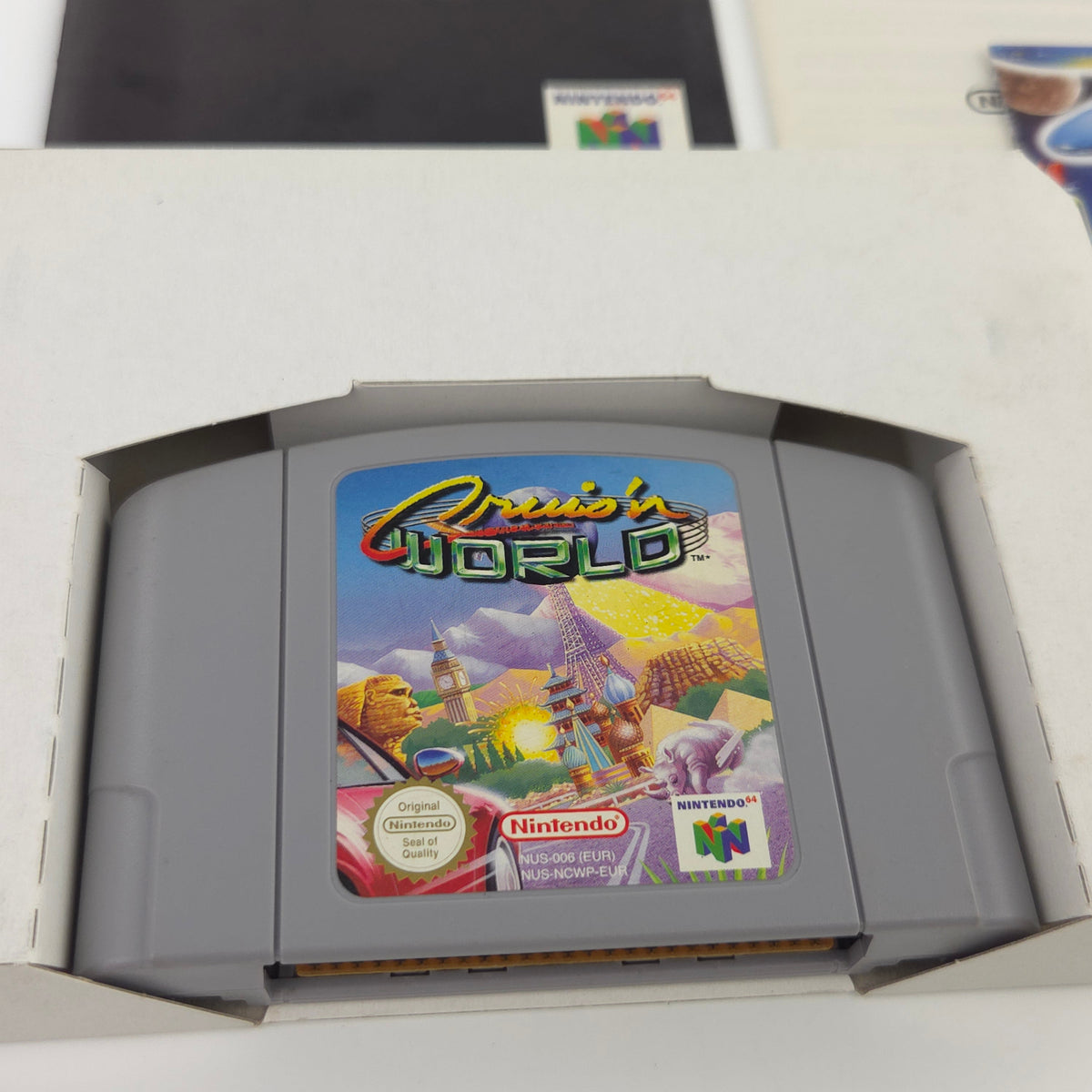 Nintendo 64 Spiel Cruisn World N64 Modul Anleitung OVP PAL