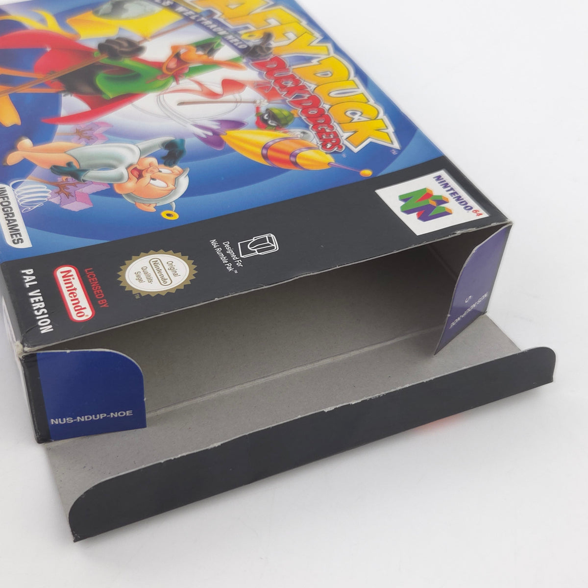 Nintendo 64 Spiel Daffy Duck Weltraumheld N64 OVP CIB PAL