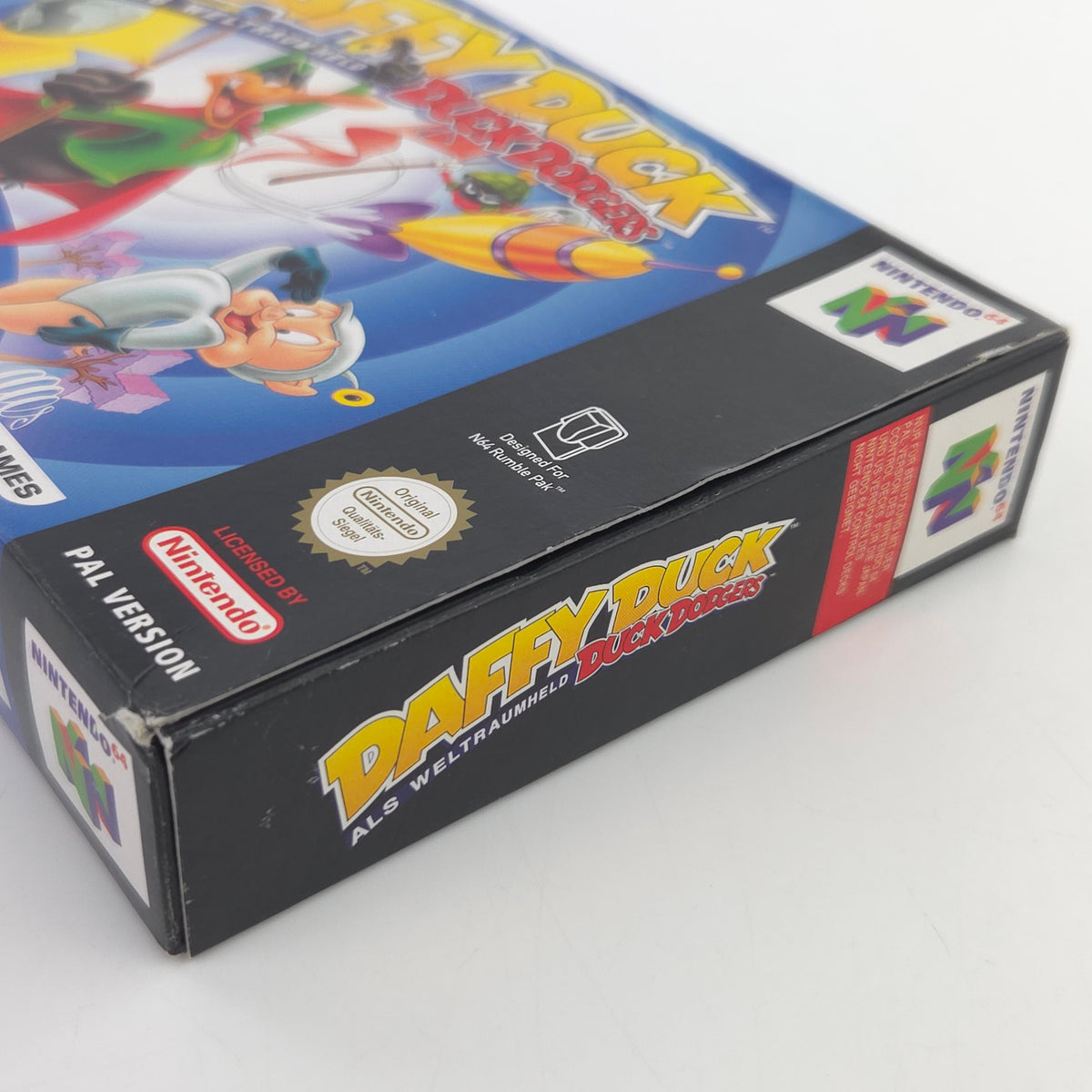 Nintendo 64 Spiel Daffy Duck Weltraumheld N64 OVP CIB PAL