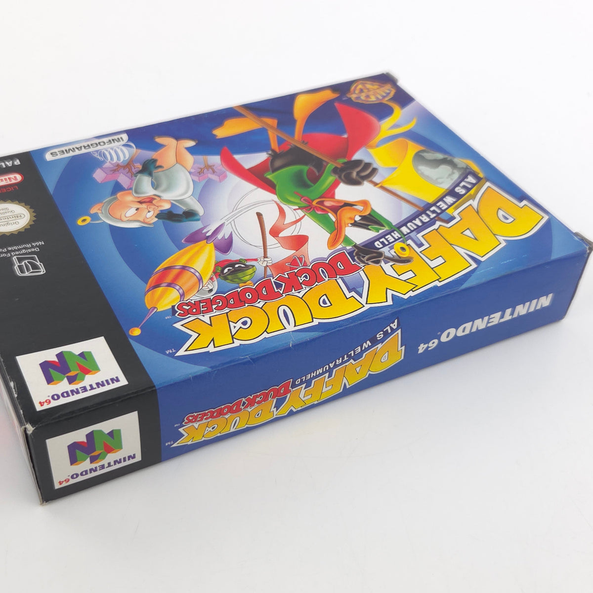 Nintendo 64 Spiel Daffy Duck Weltraumheld N64 OVP CIB PAL