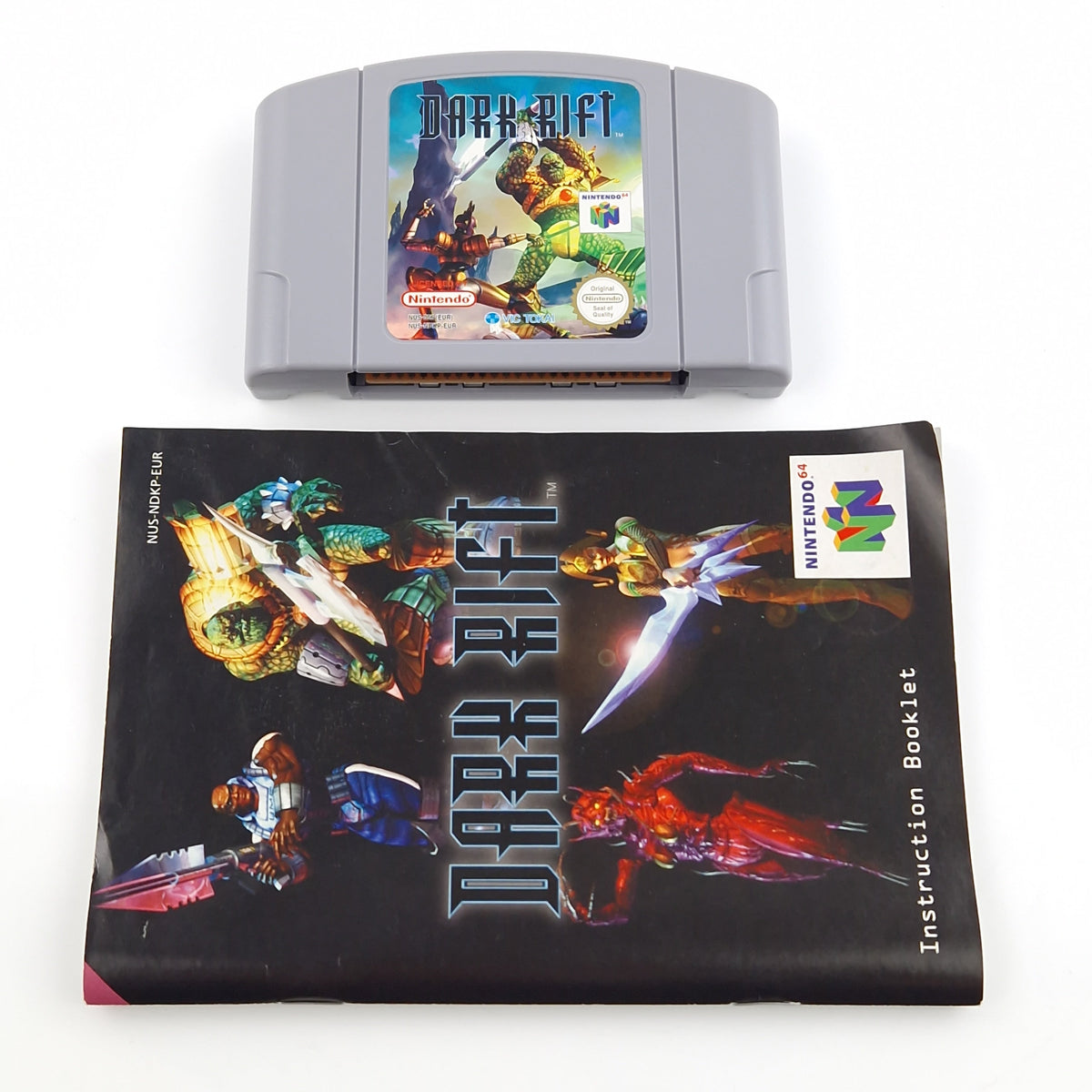 Nintendo 64 Spiel – Dark Rift Modul Anleitung OVP PAL