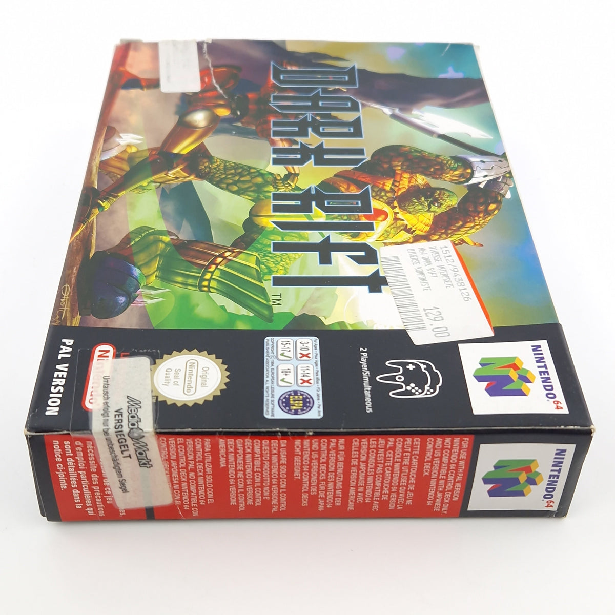Nintendo 64 Spiel – Dark Rift Modul Anleitung OVP PAL
