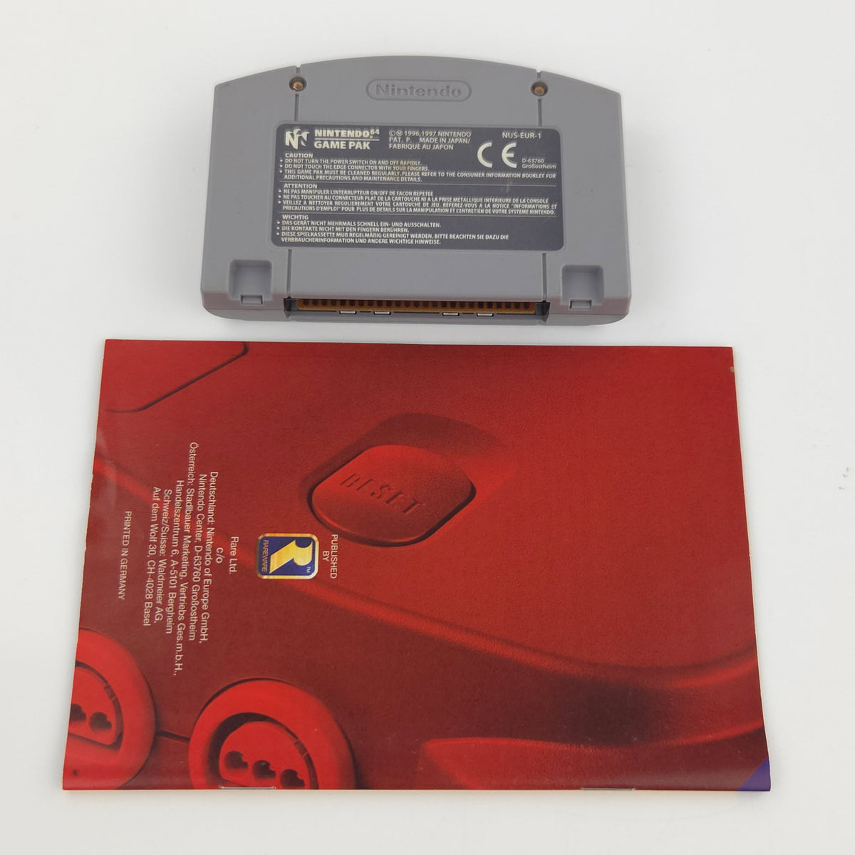 Nintendo 64 Spiel Diddy Kong Racing N64 Modul OVP PAL