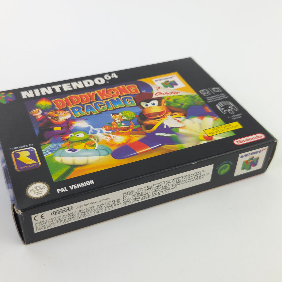 Nintendo 64 Spiel Diddy Kong Racing N64 Modul OVP PAL