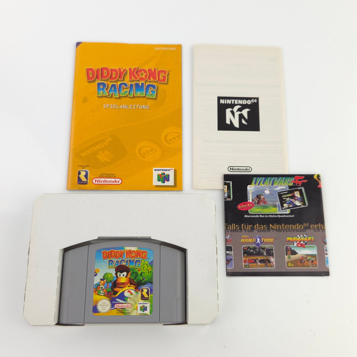 Nintendo 64 Spiel Diddy Kong Racing N64 Modul OVP PAL