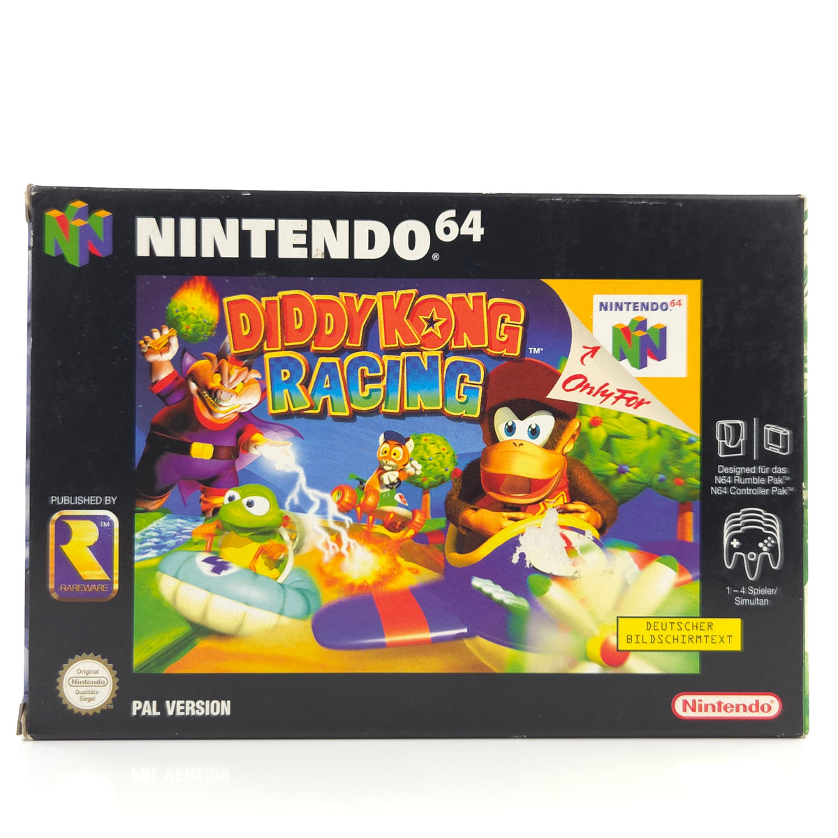 Nintendo 64 Spiel Diddy Kong Racing N64 Modul OVP PAL