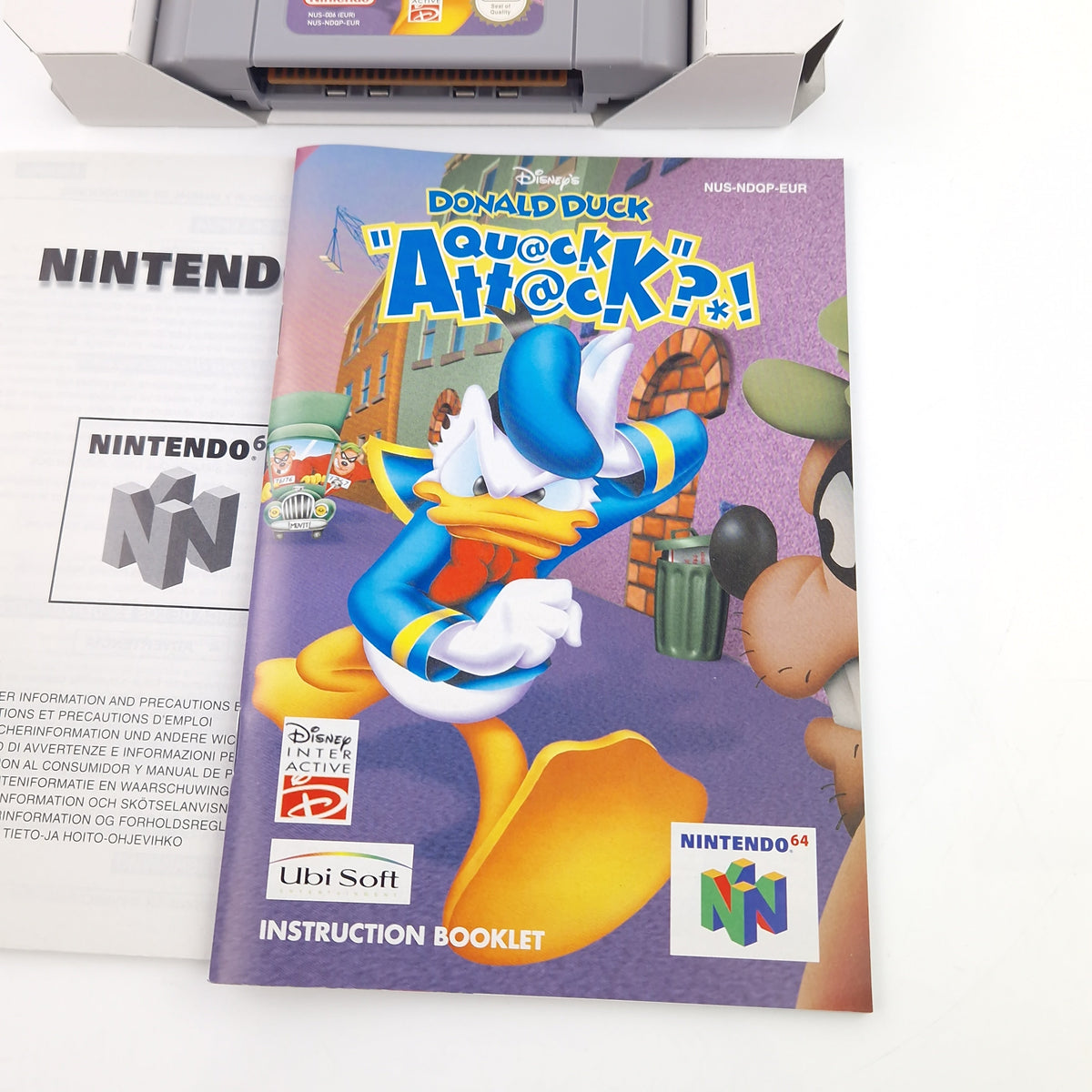 Nintendo 64 Spiel – Disneys Donald Duck Quack Attack OVP