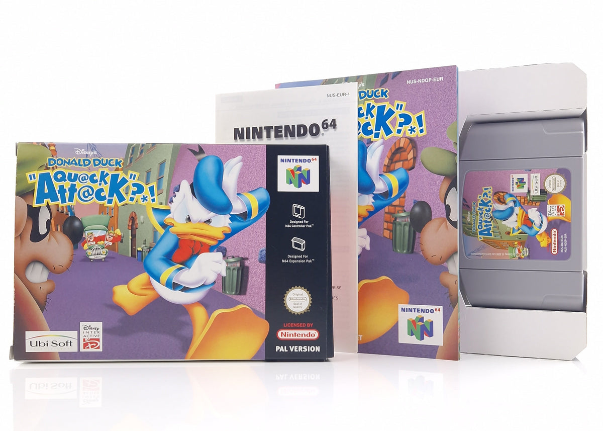 Nintendo 64 Spiel – Disneys Donald Duck Quack Attack OVP