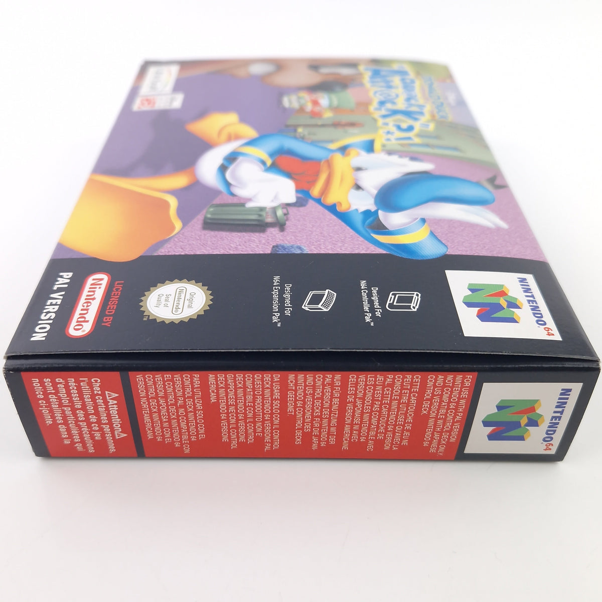 Nintendo 64 Spiel – Disneys Donald Duck Quack Attack OVP