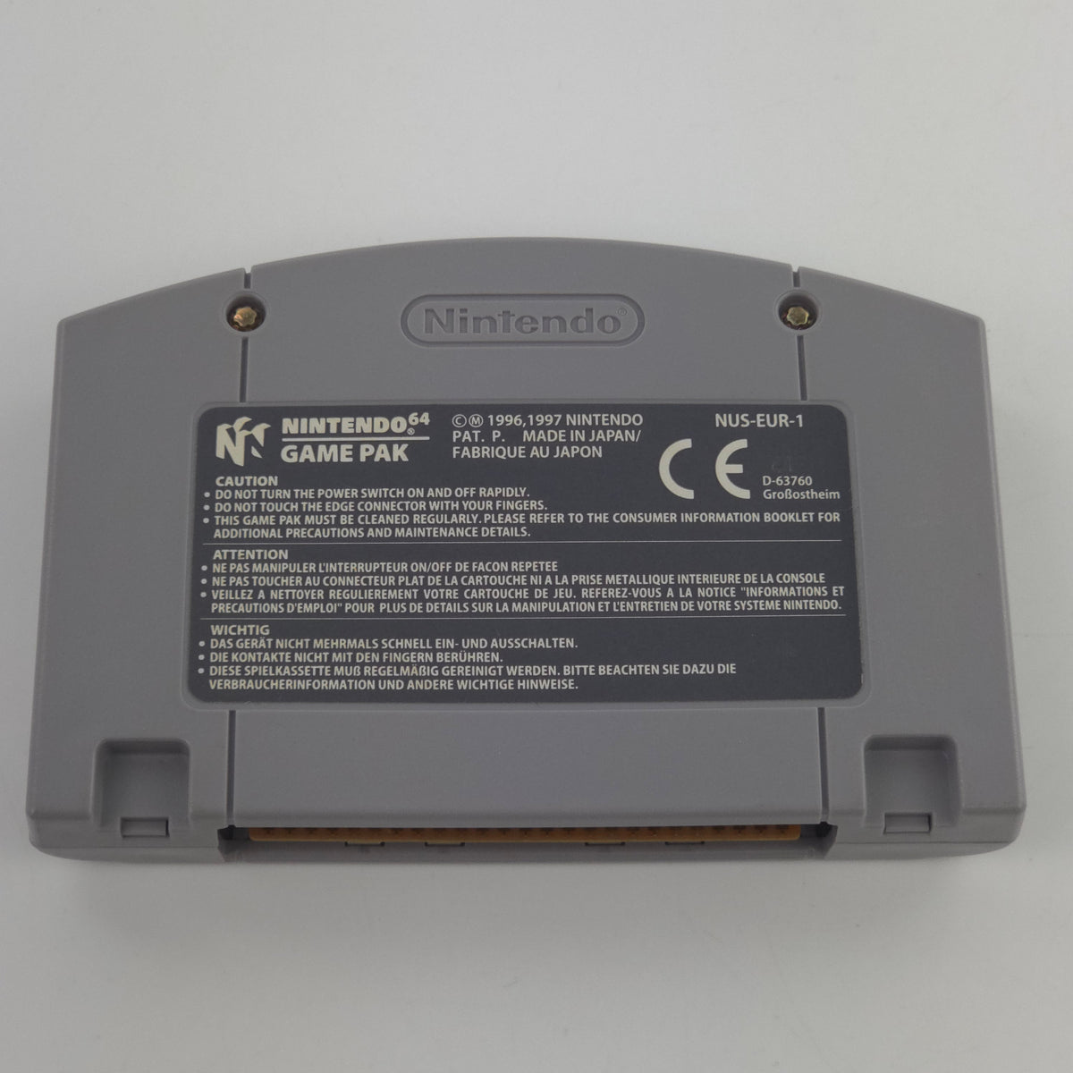 Nintendo 64 Spiel Donald Duck Quack Attack PAL EUR