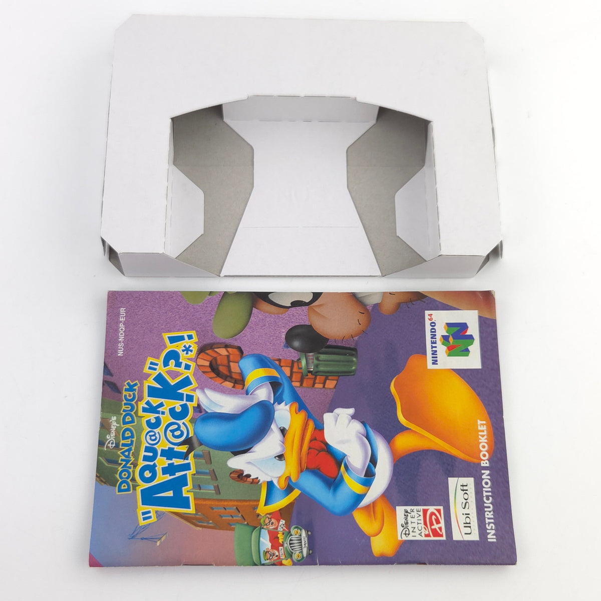 Nintendo 64 Spiel Donald Duck Quack Attack N64 OVP CIB PAL