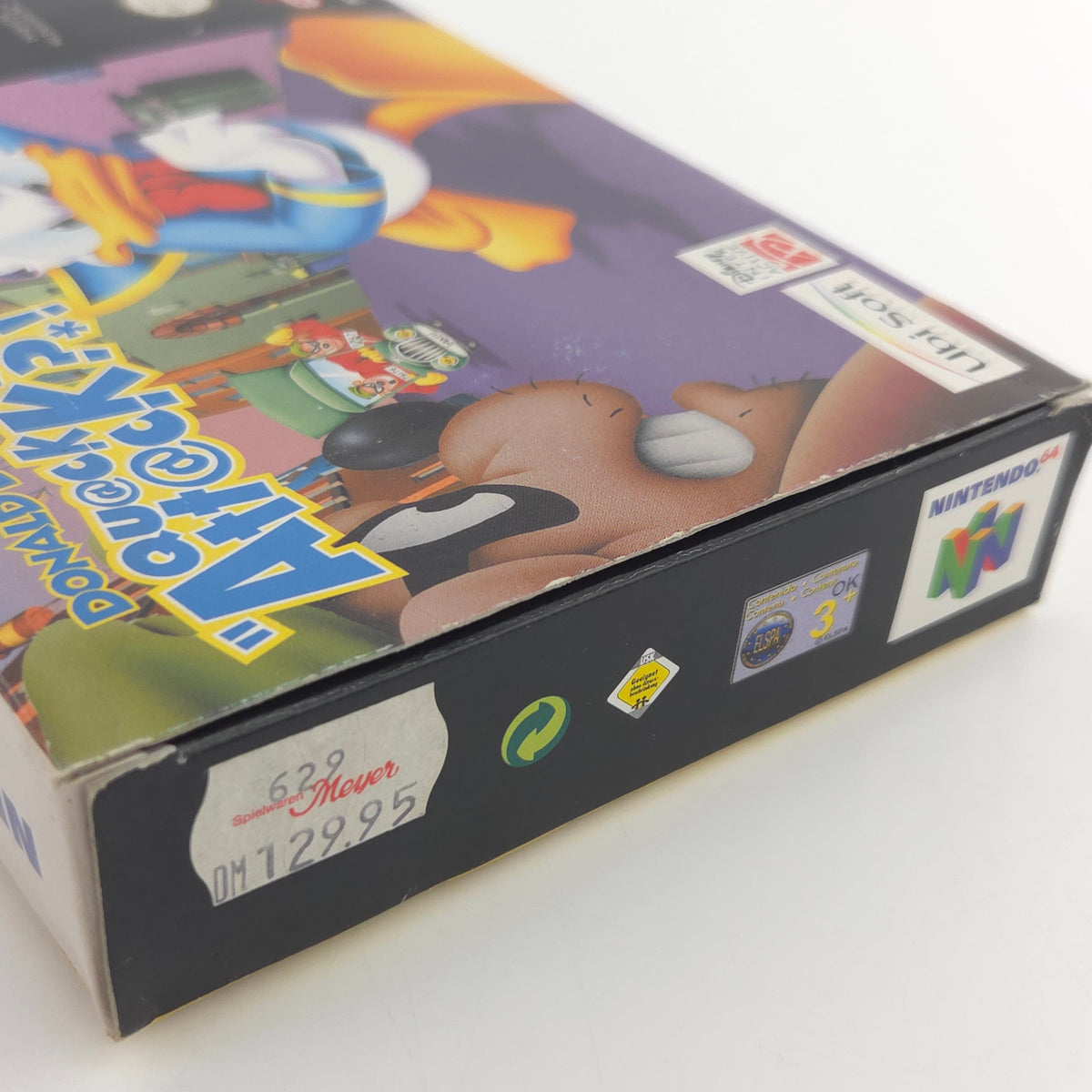Nintendo 64 Spiel Donald Duck Quack Attack N64 OVP CIB PAL