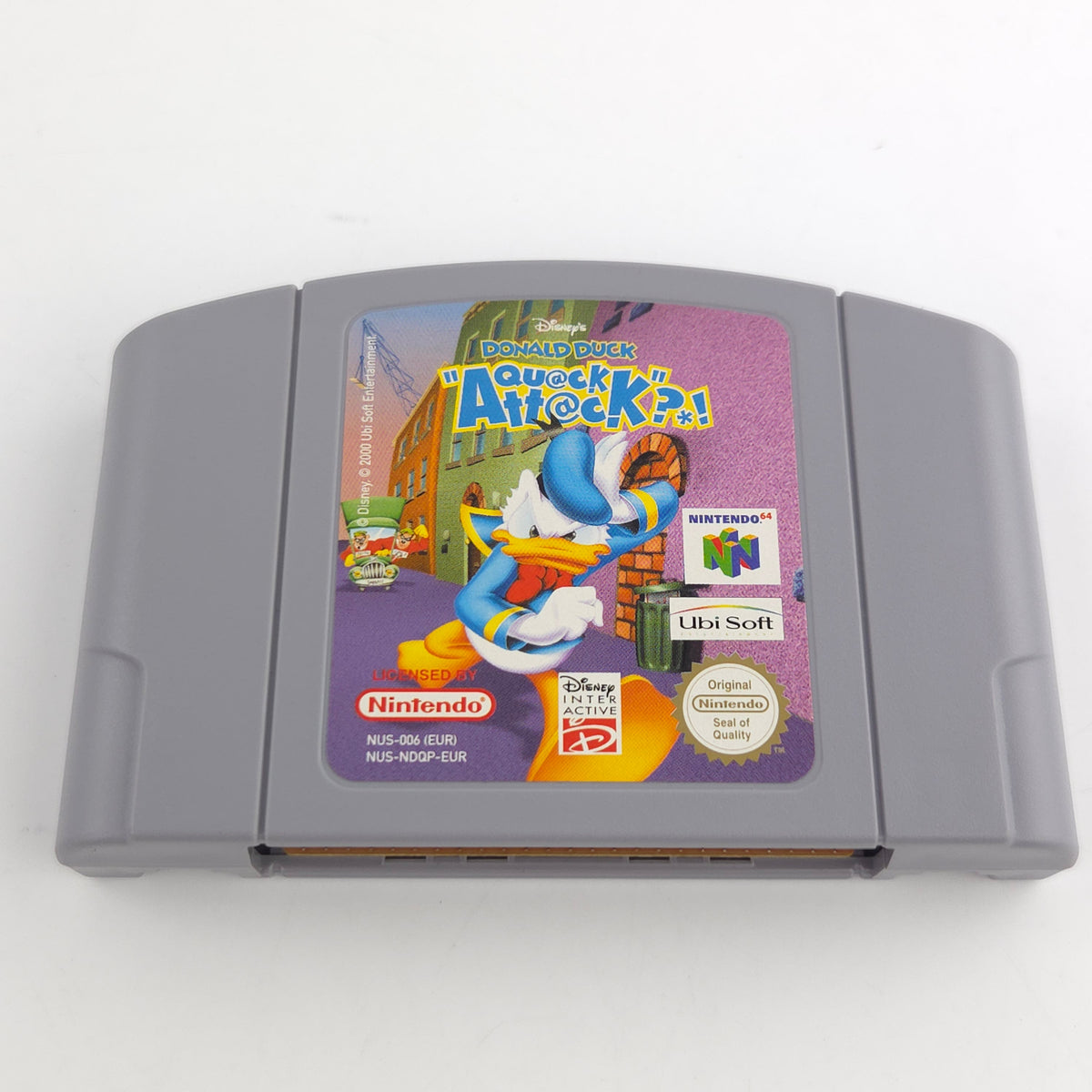 Nintendo 64 Spiel Donald Duck Quack Attack N64 OVP CIB PAL