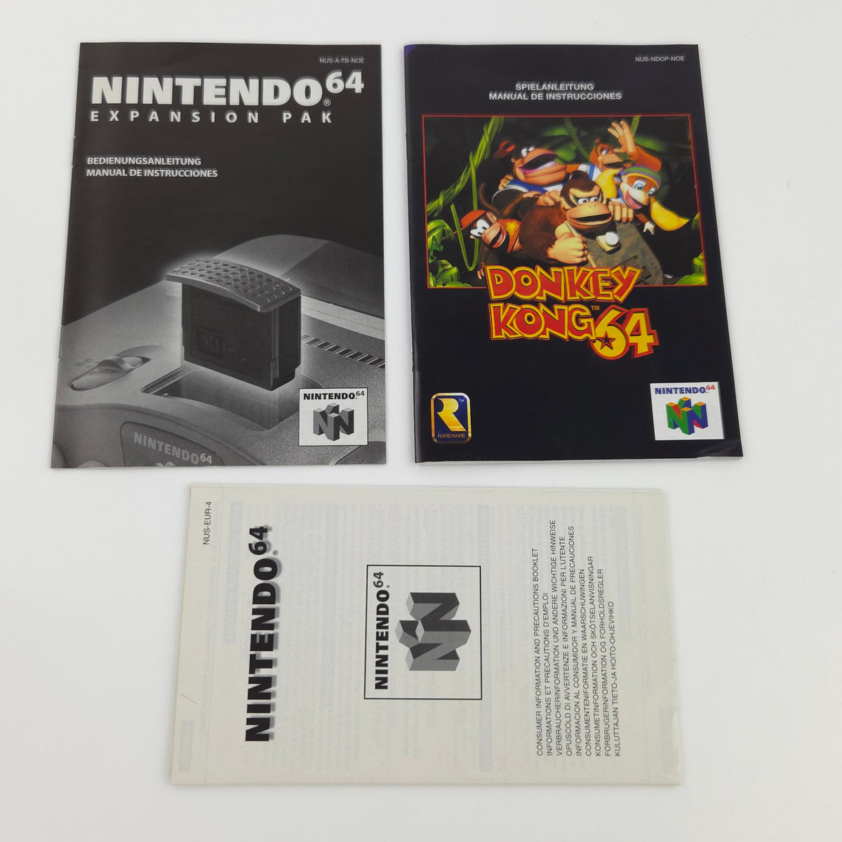 Nintendo 64 Spiel: Donkey Kong 64 - N64 Modul OVP Expansion Pak (PAL DE)