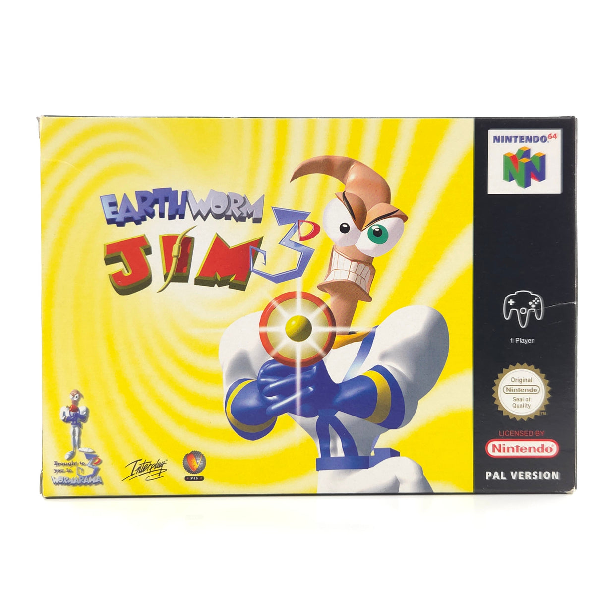 Nintendo 64 Spiel Earthworm Jim 3 N64 OVP CIB PAL EUR Interplay
