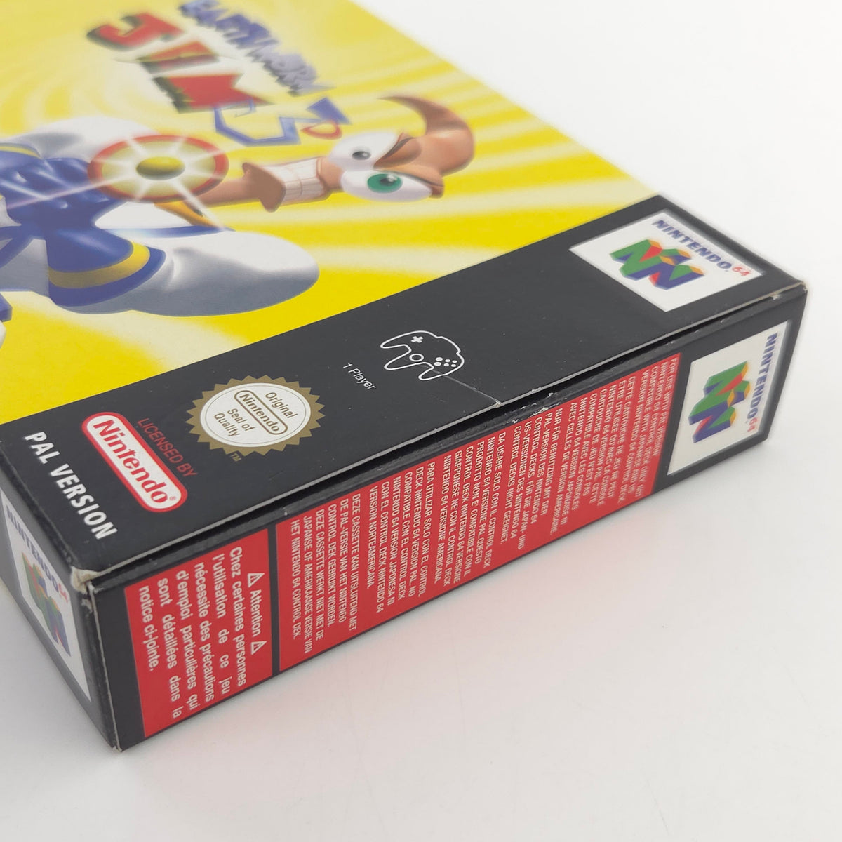 Nintendo 64 Spiel Earthworm Jim 3 N64 OVP CIB PAL EUR Interplay