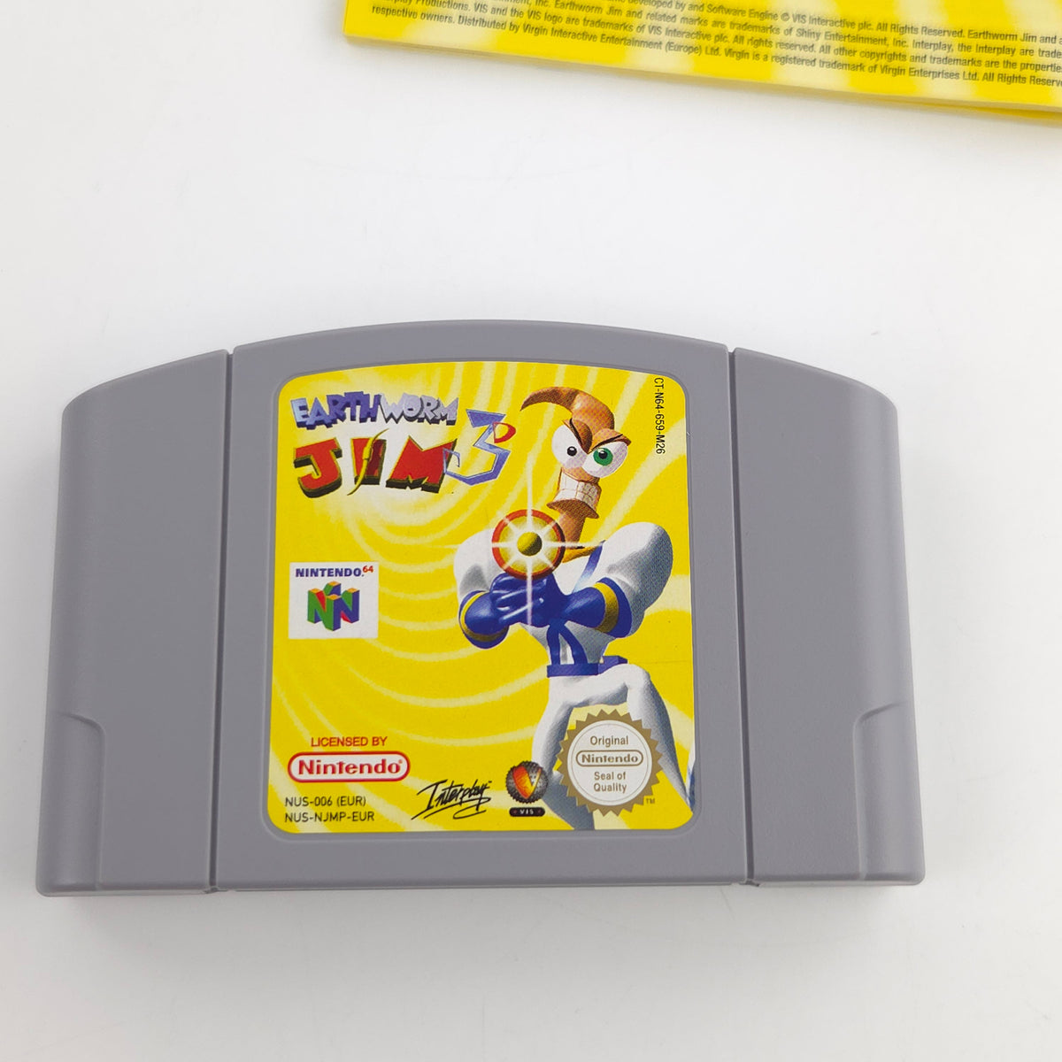 Nintendo 64 Spiel Earthworm Jim 3 N64 OVP CIB PAL EUR Interplay