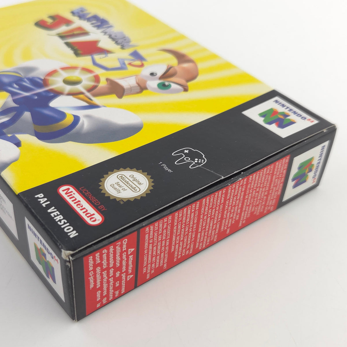Nintendo 64 Spiel Earthworm Jim 3 N64 OVP CIB PAL EUR Interplay