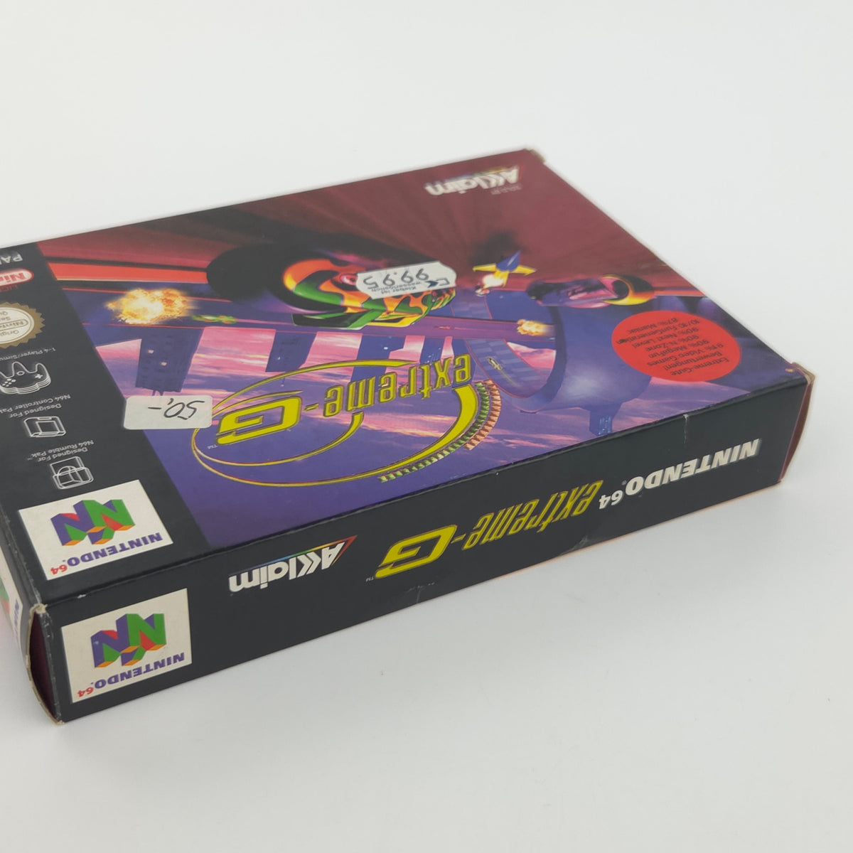 N64 Spiel Extreme G Modul Anleitung OVP PAL EUR ACCLAIM
