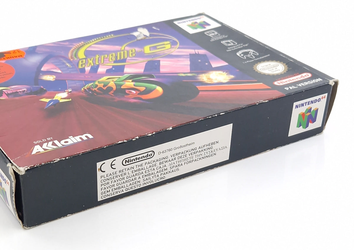 Nintendo 64 Spiel – Extreme-G OVP Anleitung N64 PAL EUR