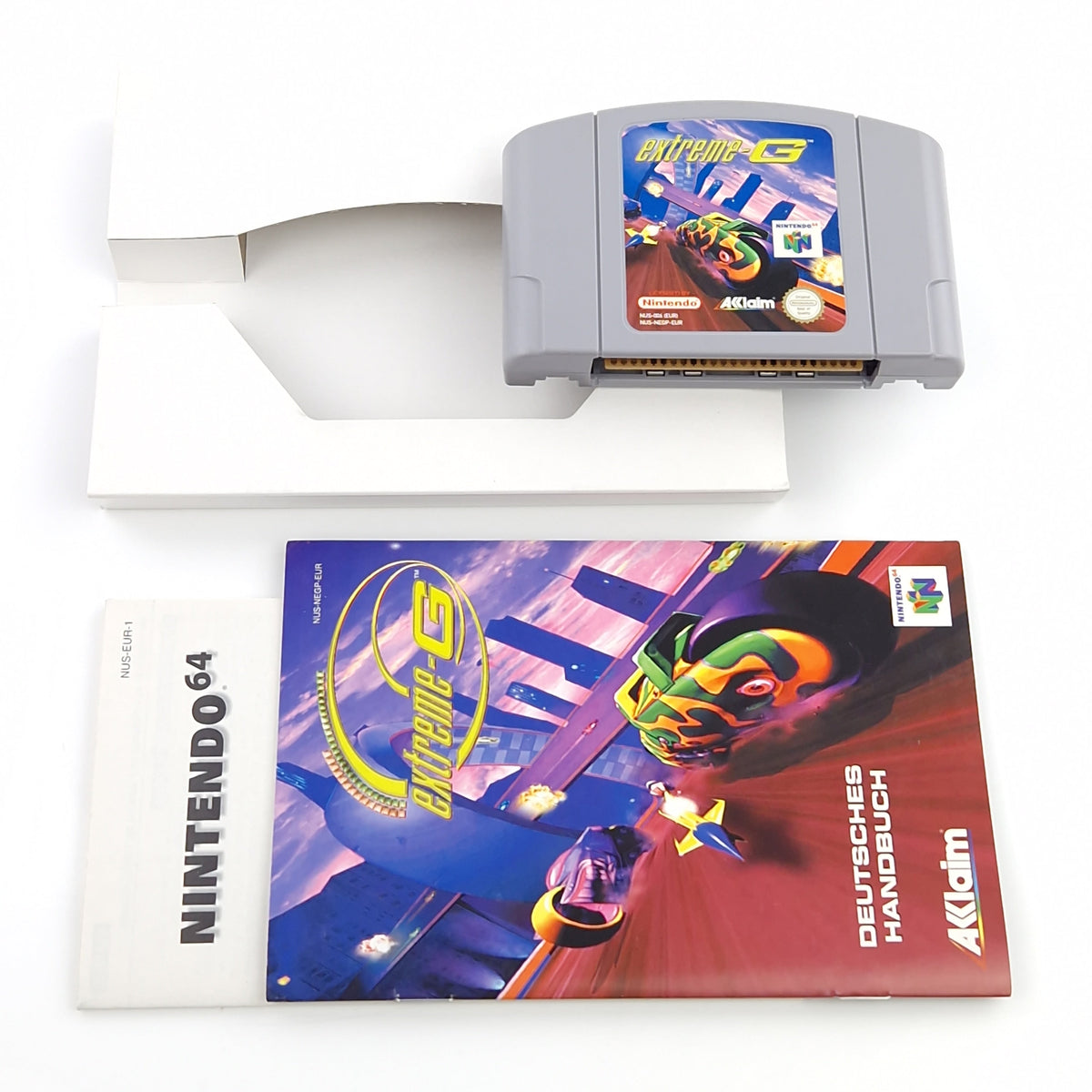Nintendo 64 Spiel – Extreme-G OVP Anleitung N64 PAL EUR