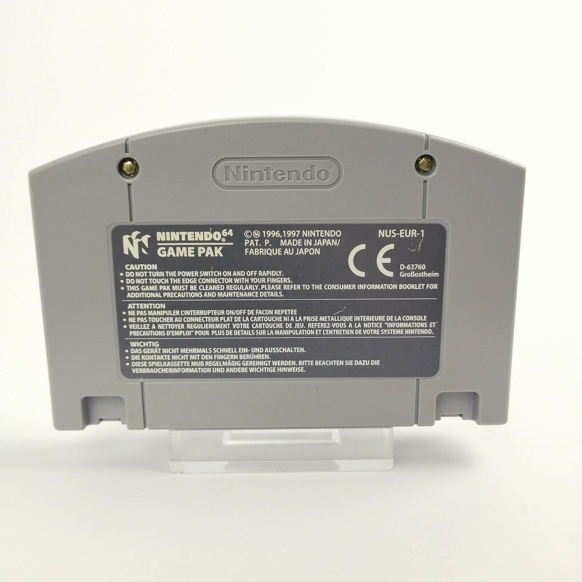 Nintendo 64 Spiel – Extreme-G (gereinigten Zustand PAL)
