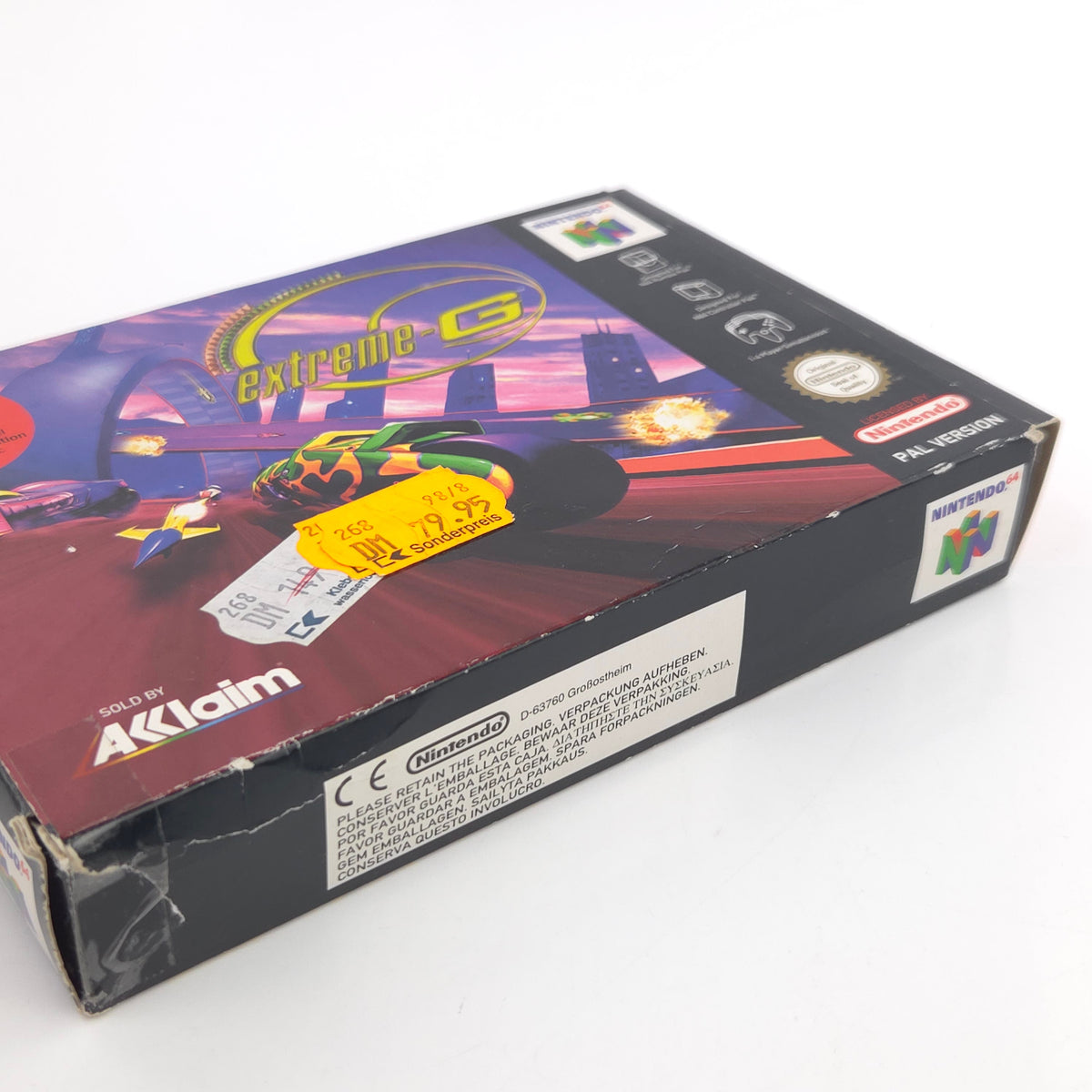 Nintendo 64 Spiel – Extreme-G (N64 OVP PAL)