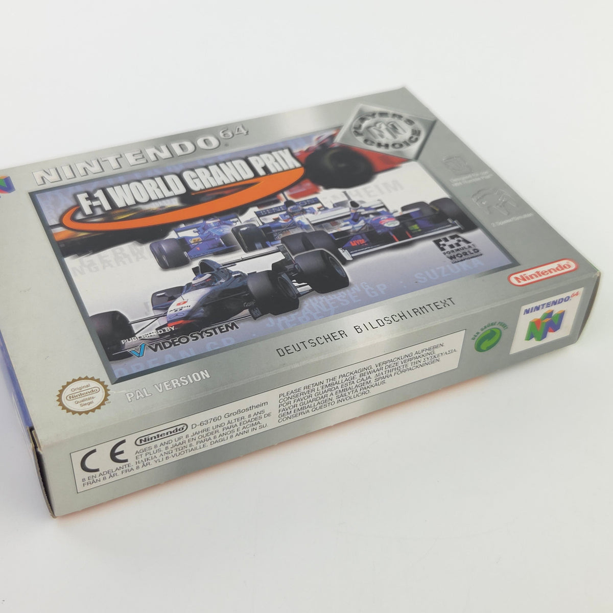 Nintendo 64 Spiel F1 World Grand Prix N64 Sport OVP PAL