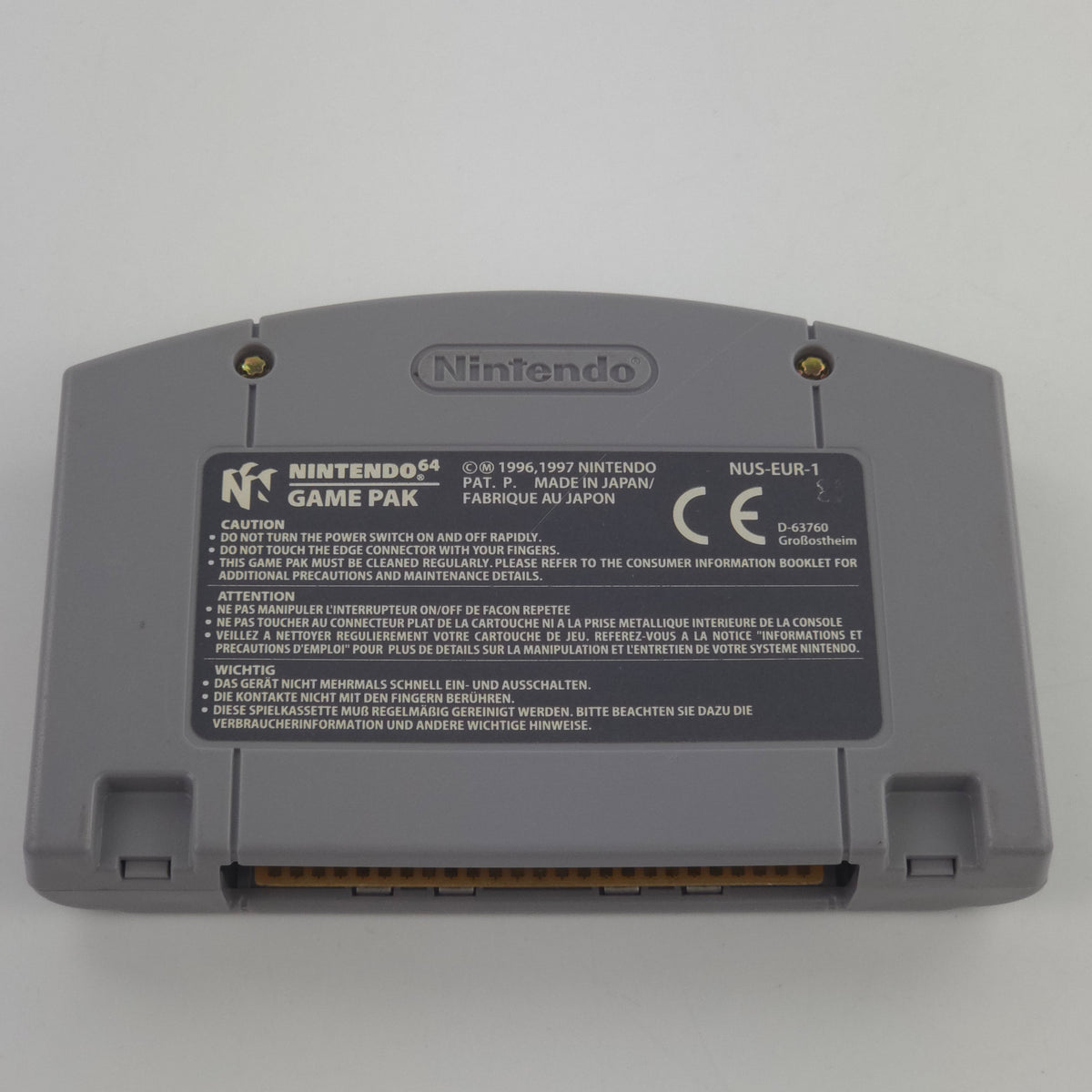 Nintendo 64 Spiel F-Zero X PAL Modul