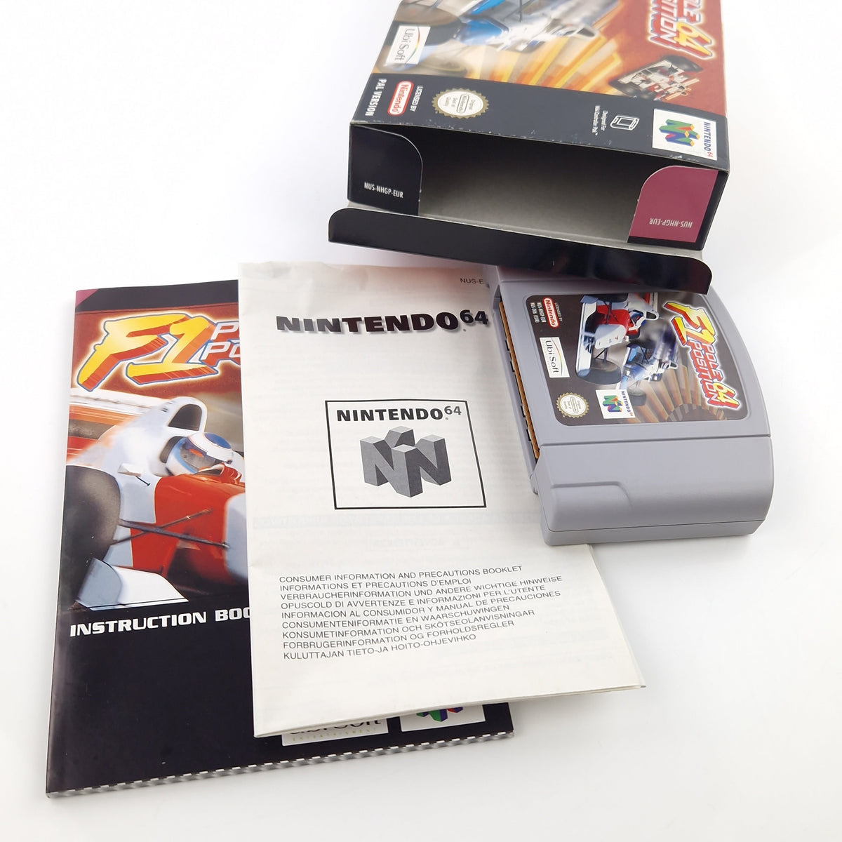 Nintendo 64 Spiel – F1 Pole Position Modul OVP PAL