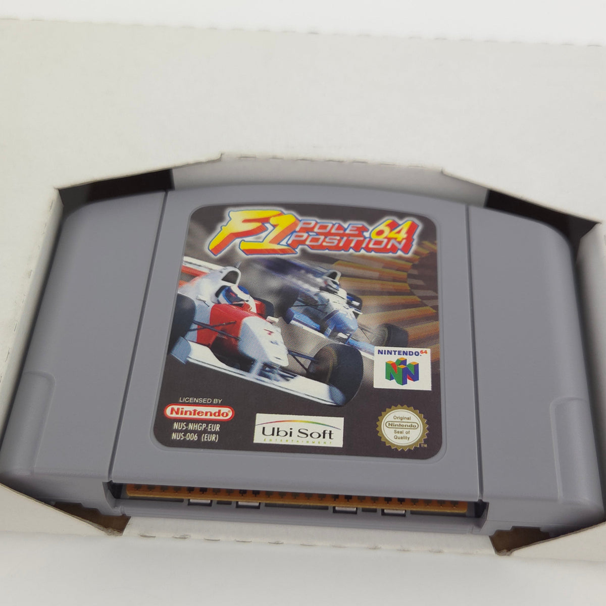 Nintendo 64 Spiel F1 Pole Position 64 Modul Anleitung OVP