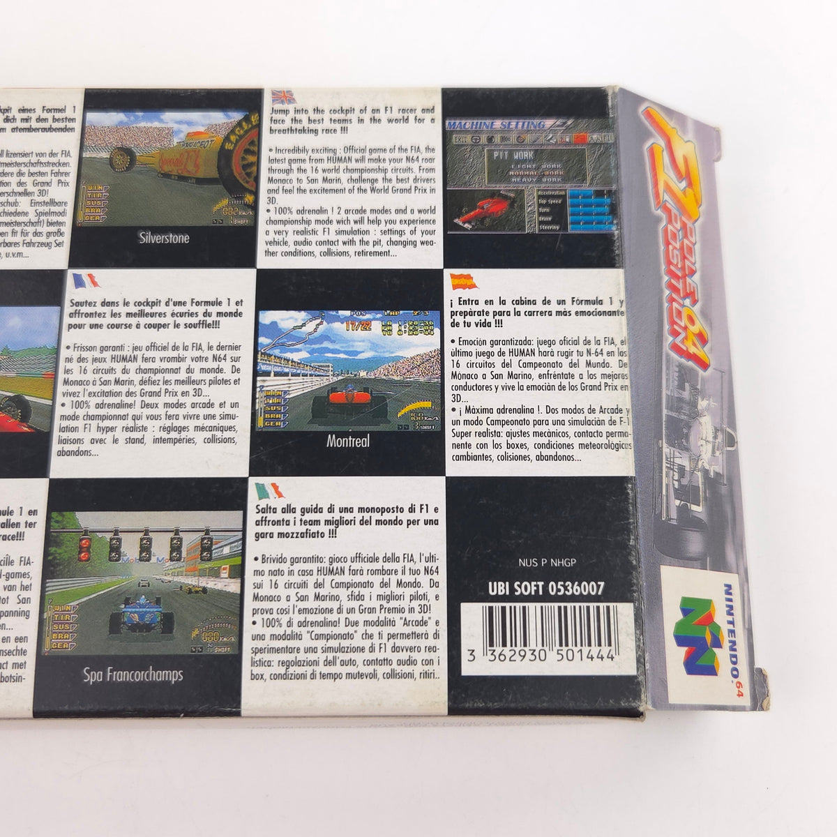 Nintendo 64 Spiel – F1 Pole Position 64 (OVP PAL)