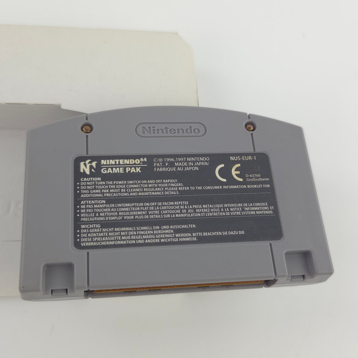 Nintendo 64 Spiel FIFA 99 N64 Modul Anleitung OVP PAL DE