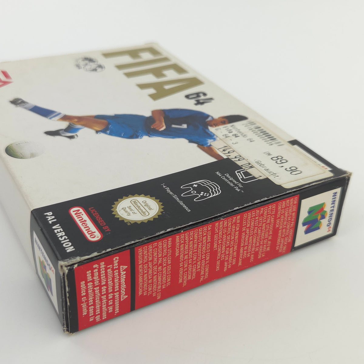 Nintendo 64 Spiel FIFA 64 Modul Anleitung OVP PAL EUR