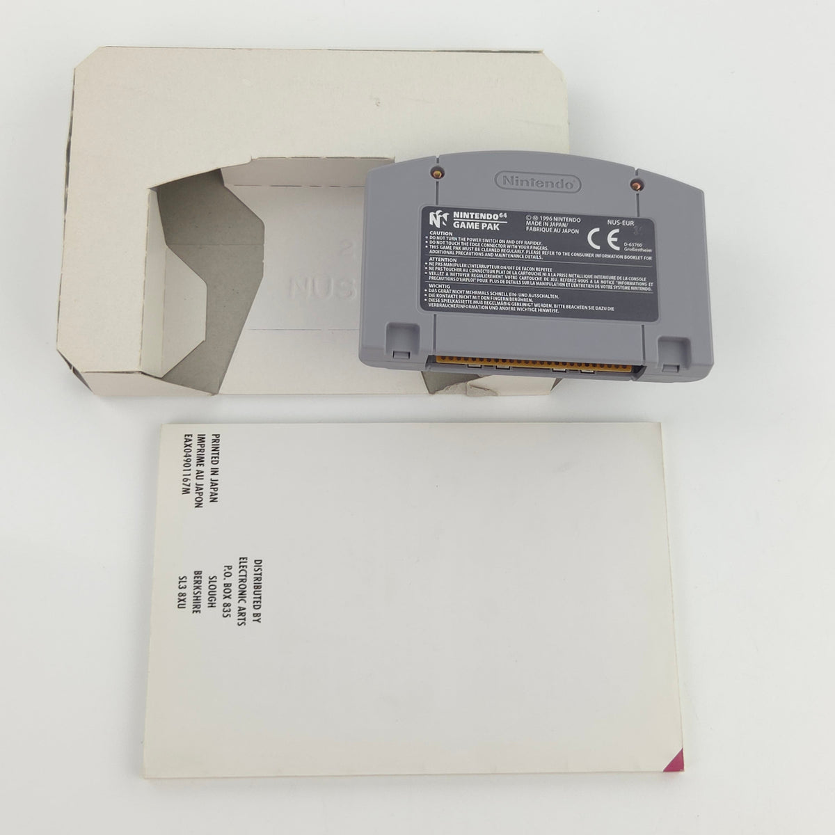 Nintendo 64 Spiel FIFA 64 Modul Anleitung OVP PAL EUR