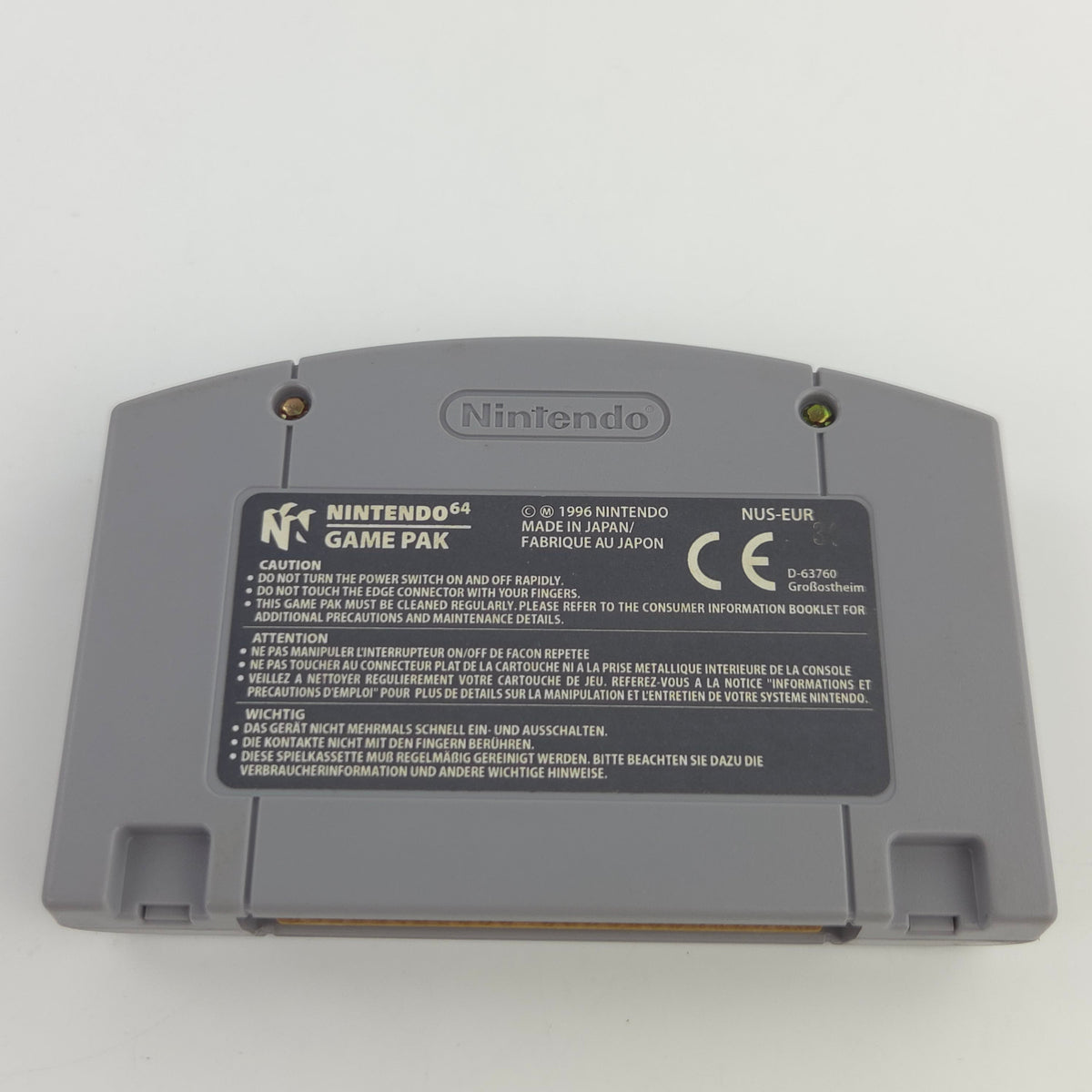 Nintendo 64 Spiel FIFA 64 N64 Modul OVP PAL EUR Fußball