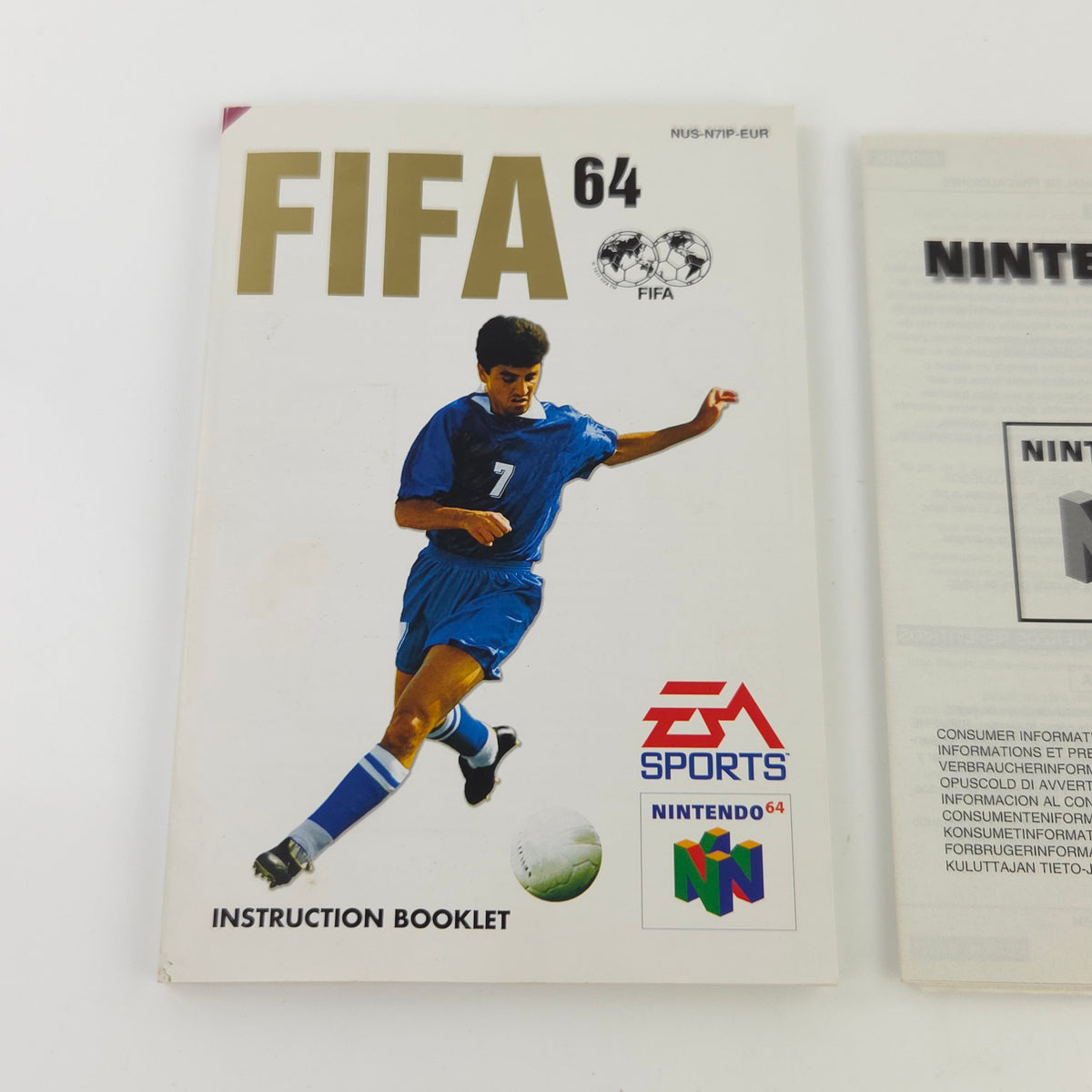 Nintendo 64 Spiel FIFA 64 N64 Modul OVP PAL EUR Fußball