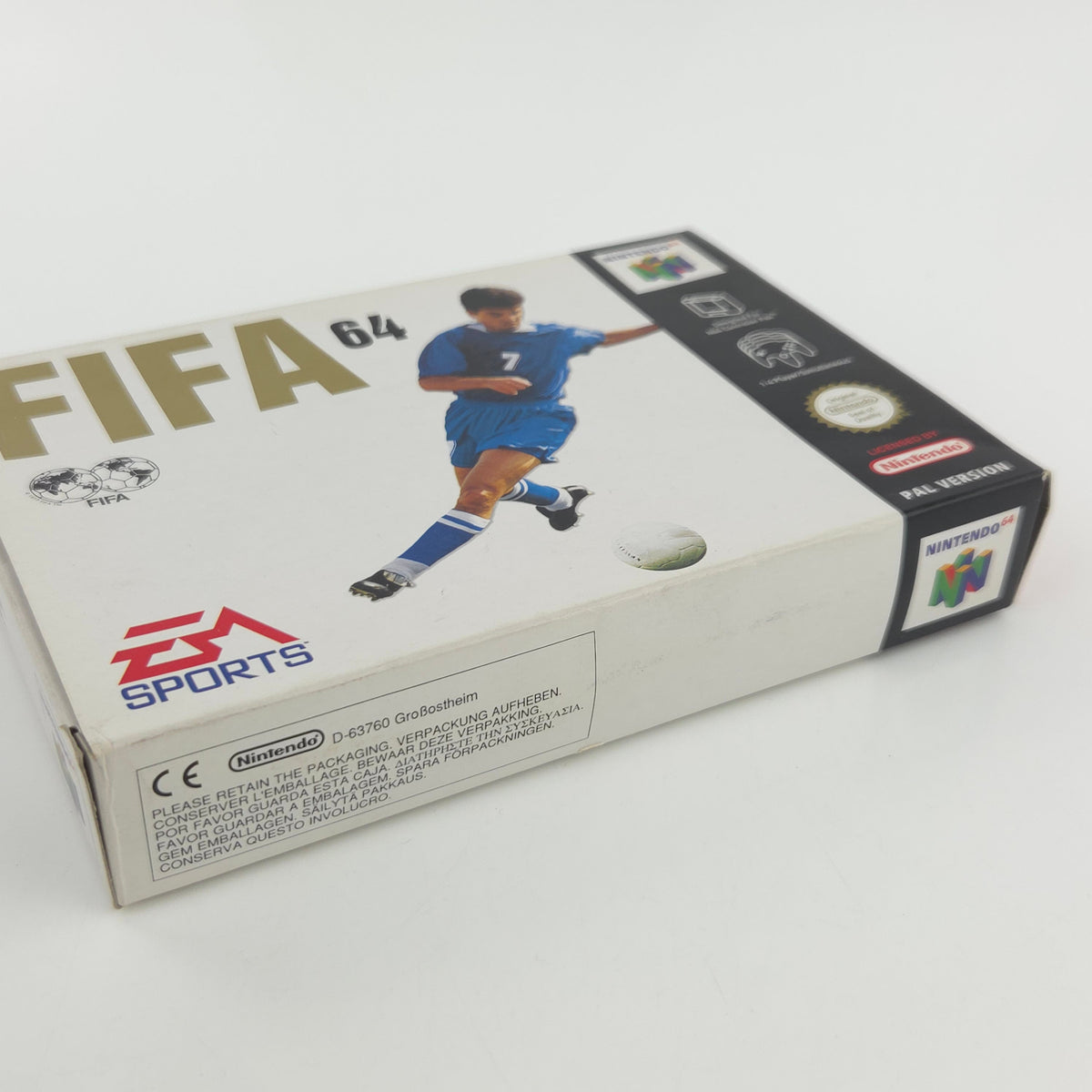 Nintendo 64 Spiel FIFA 64 N64 Modul OVP PAL EUR Fußball