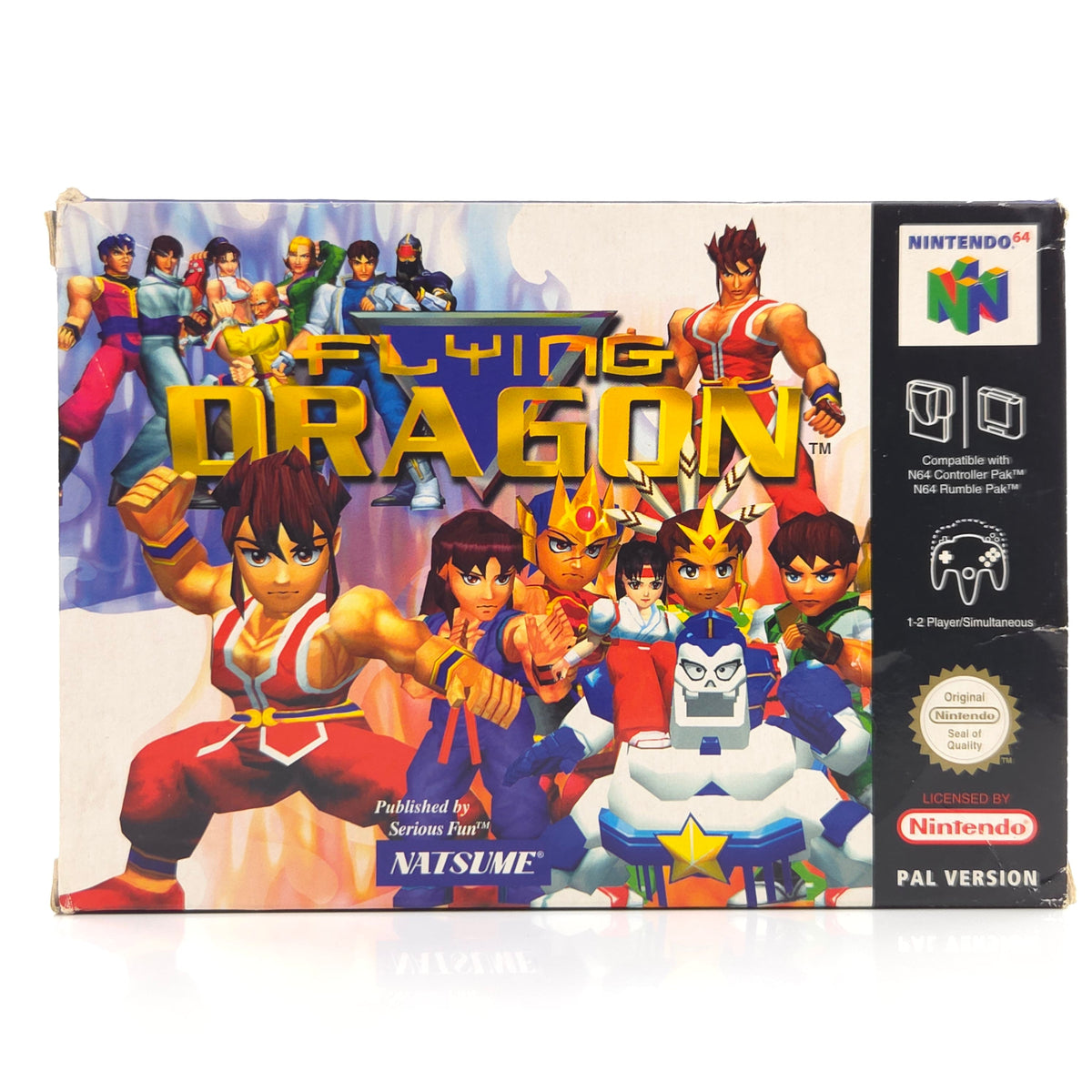 Nintendo 64 Spiel Flying Dragon N64 OVP CIB PAL Natsume
