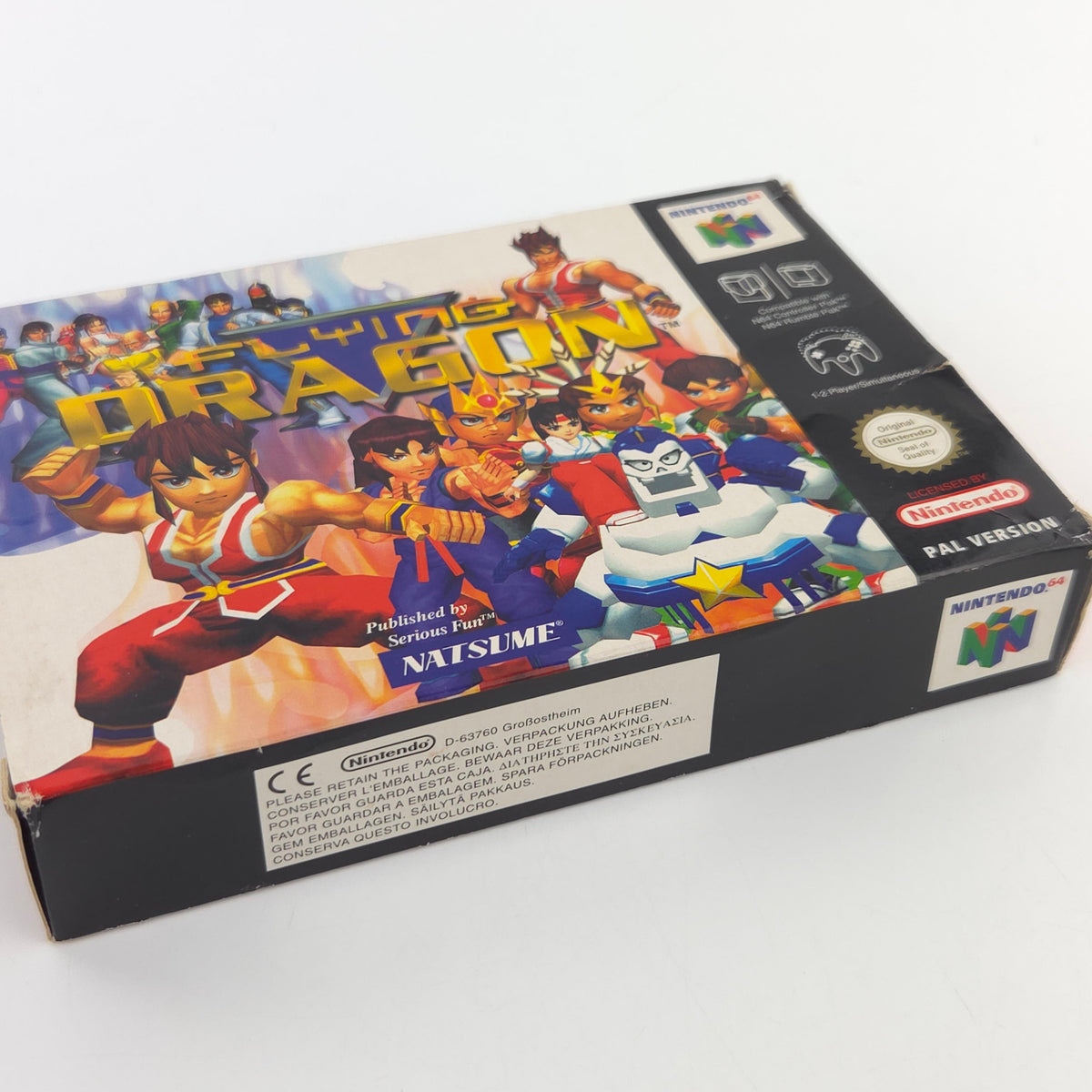 Nintendo 64 Spiel Flying Dragon N64 OVP CIB PAL Natsume