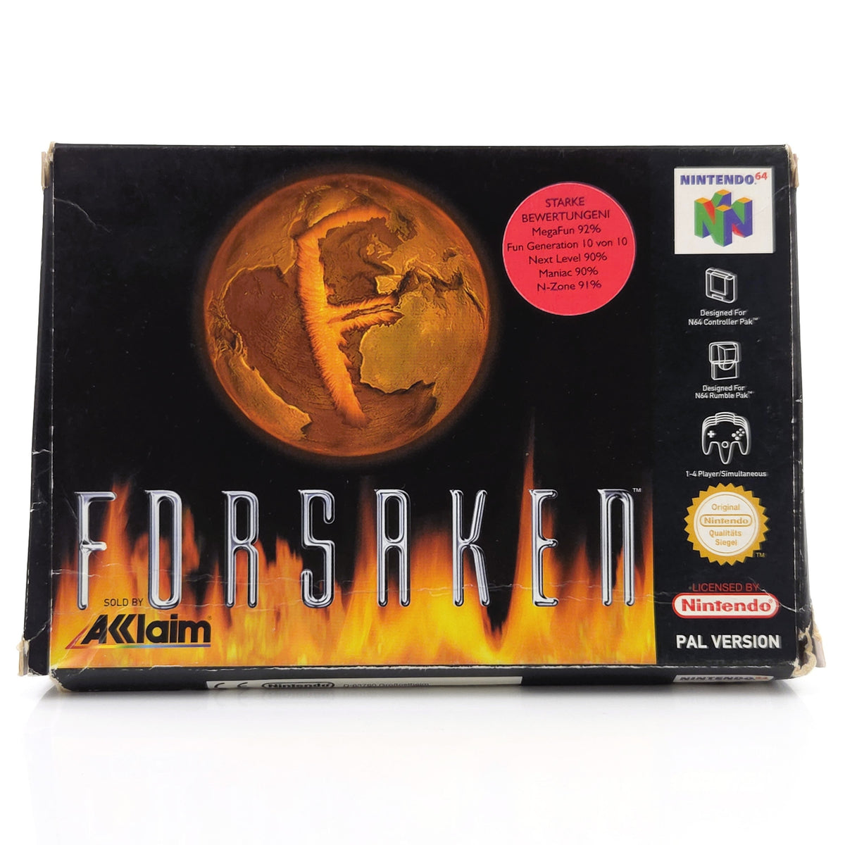 Nintendo 64 Spiel – Forsaken (N64 OVP PAL)