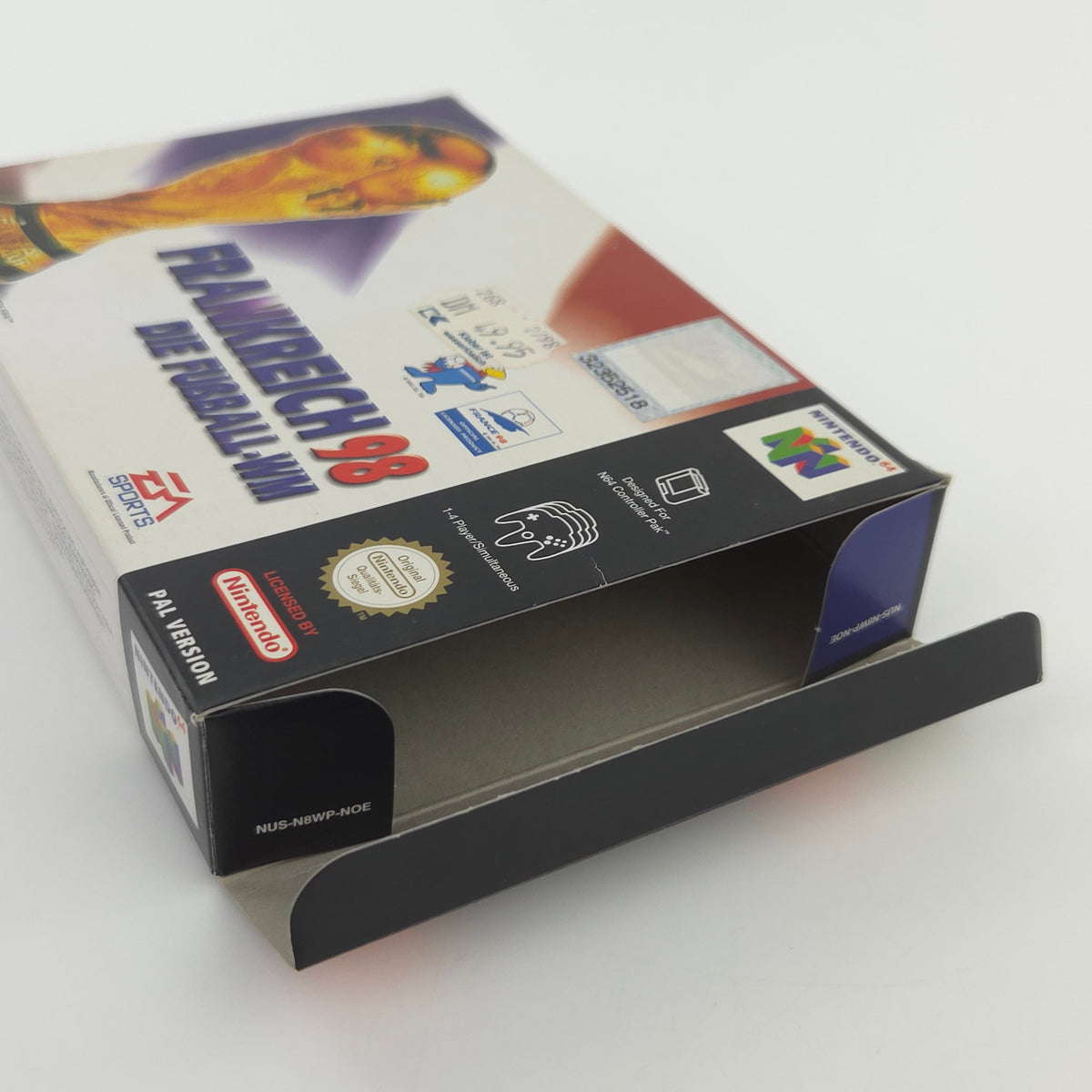 N64 Spiel Frankreich 98 Die Fußball WM Modul Anleitung OVP