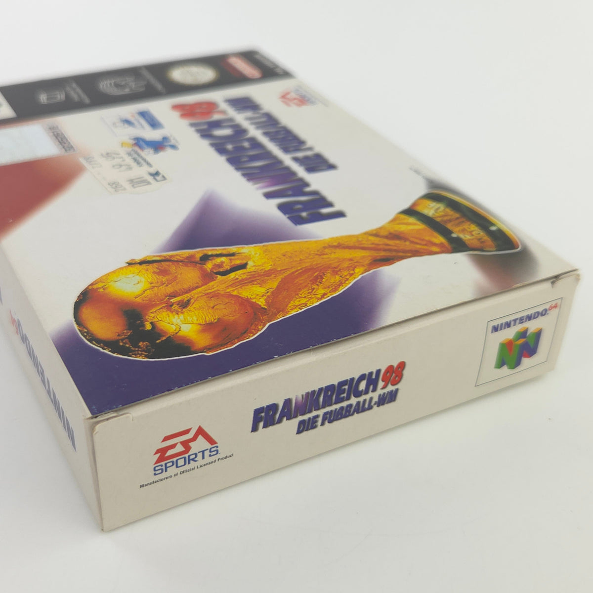 N64 Spiel Frankreich 98 Die Fußball WM Modul Anleitung OVP