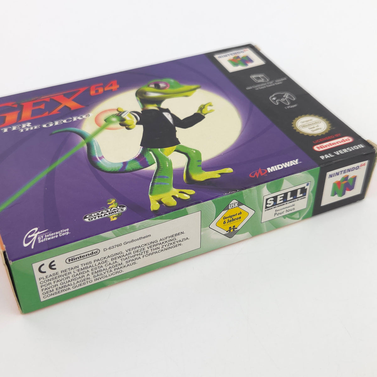 Nintendo 64 Spiel GEX 64 Enter the Gecko N64 OVP PAL CIB